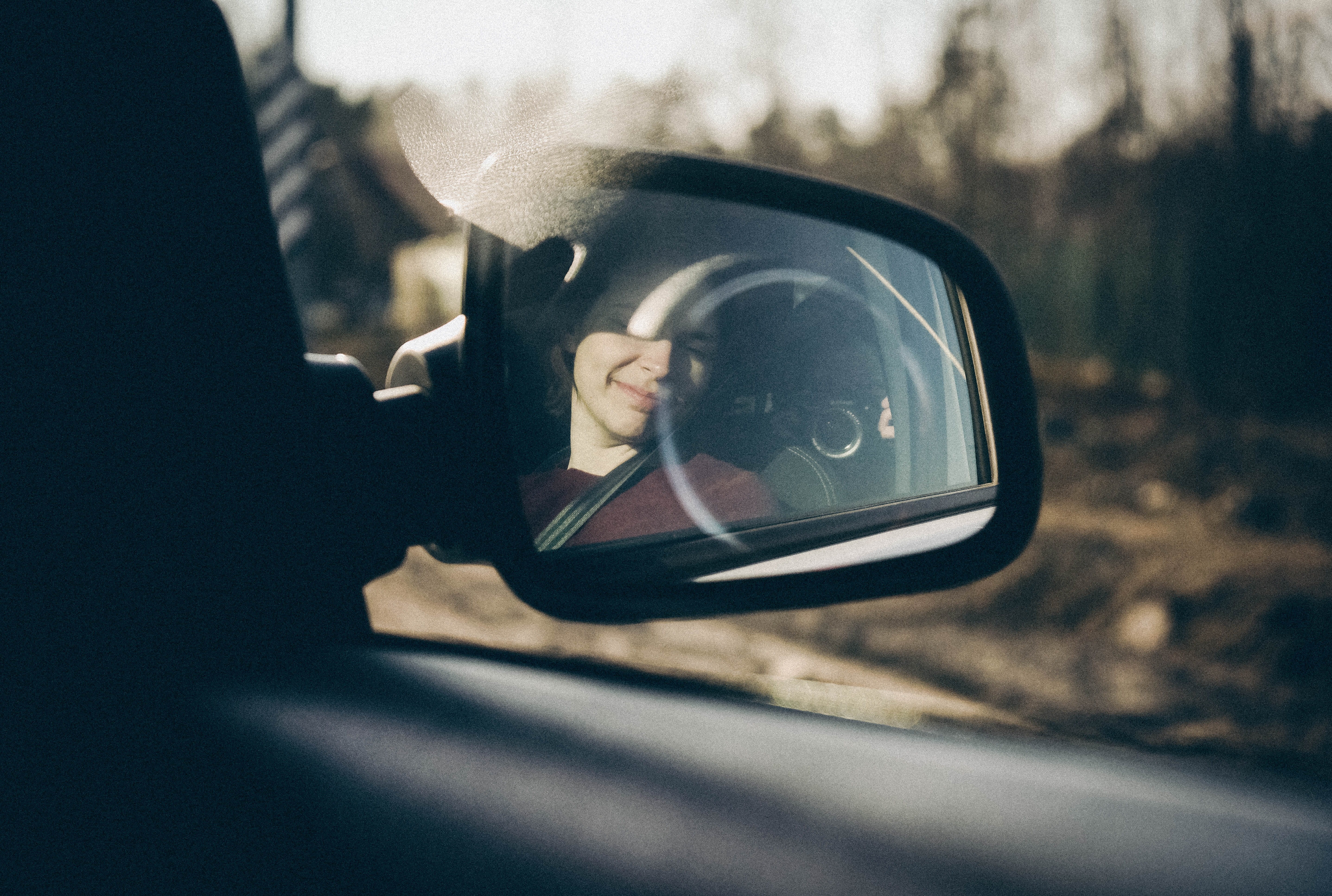 car interior, camera lens, finger, harness, technology, roam, mode of transportation, car mirror, clothing, reflection, vehicle interior, day, 5K, photographer, HD Wallpaper