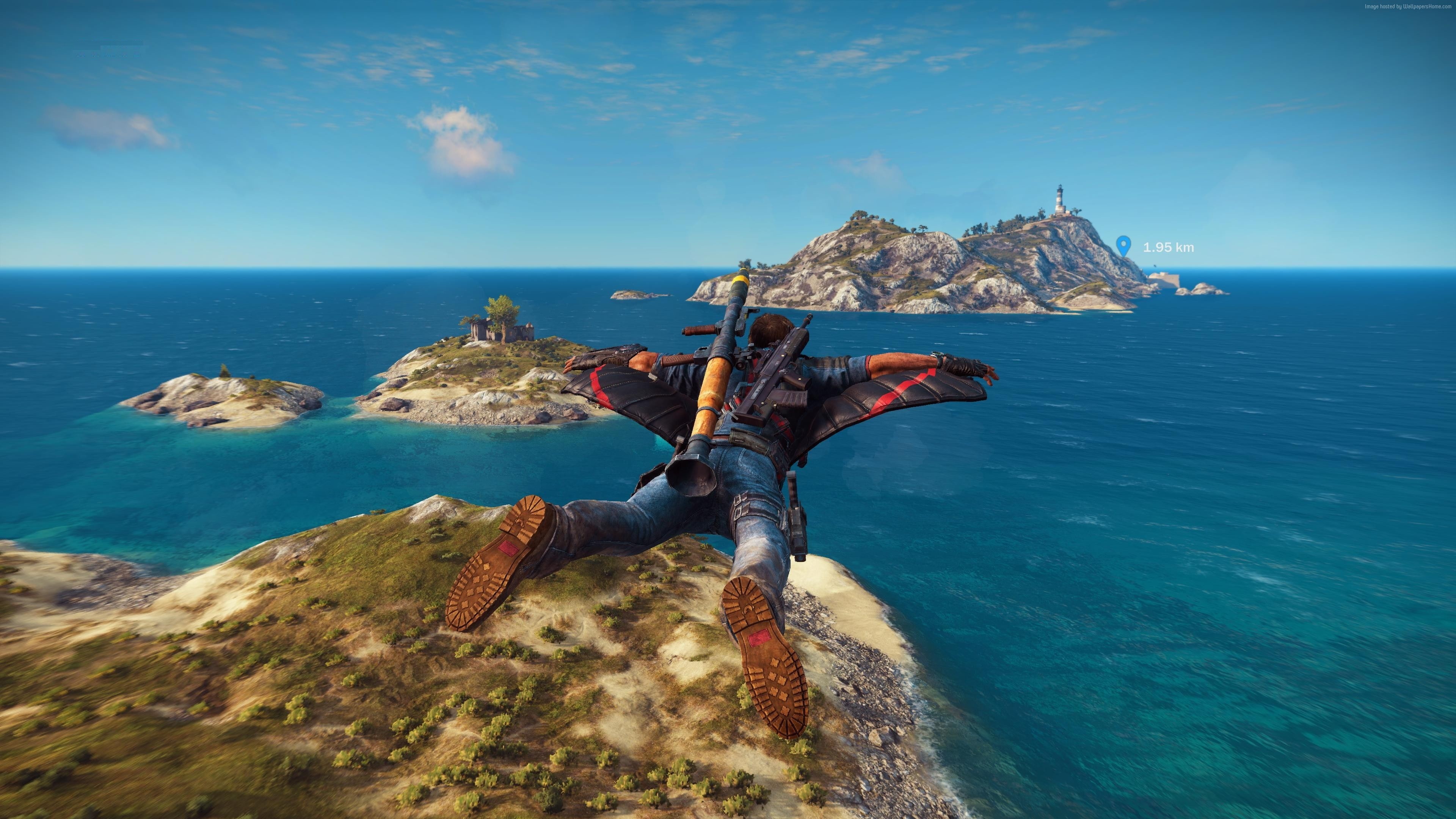 beauty in nature, rock, Just Cause 3, human arm, tranquility, 4K, rock formation, Best Games, rock - object, open world, nature, horizon, PS4, shooter, HD Wallpaper