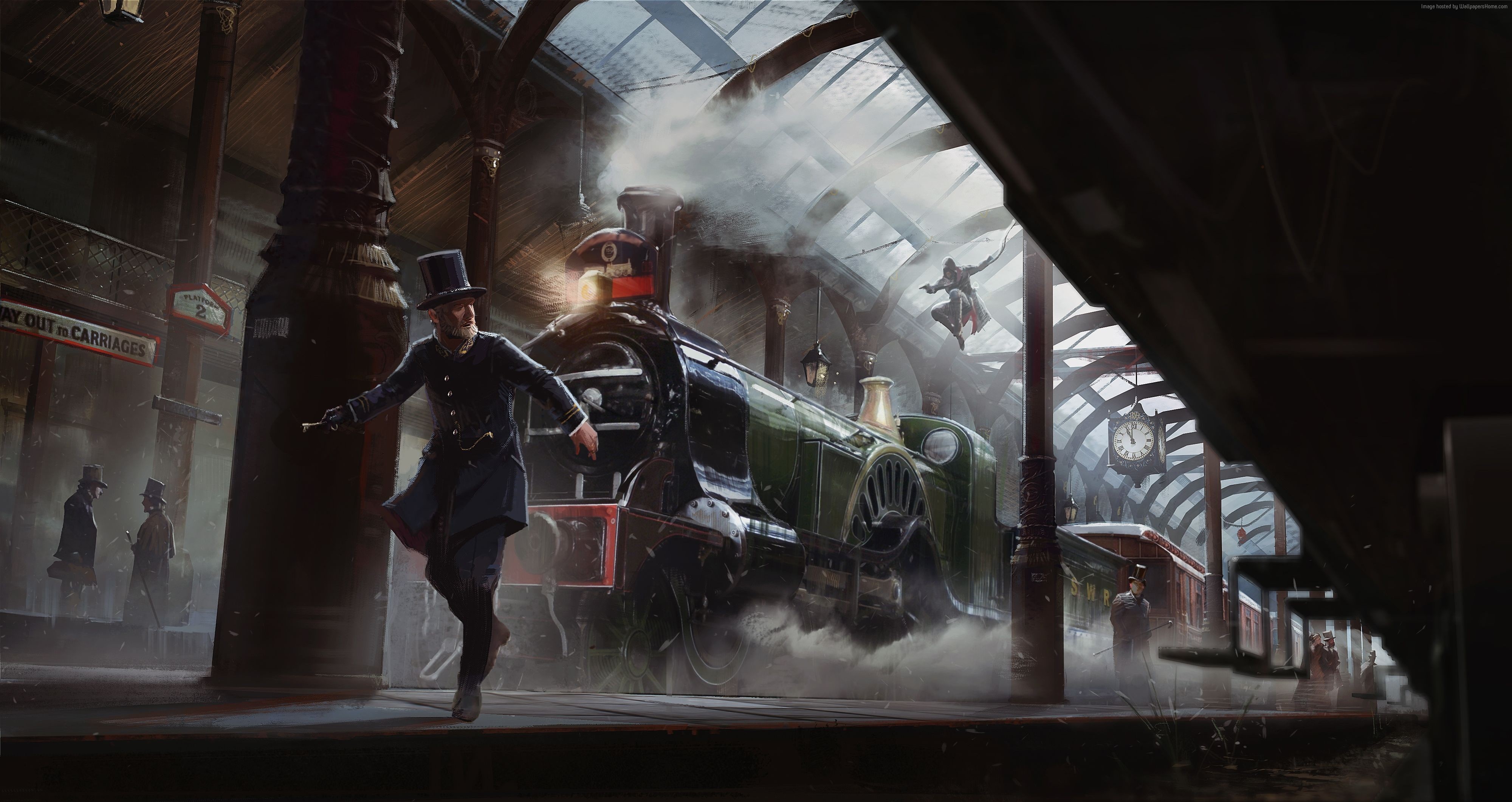 PC, Xbox One, open world, 4K, PS4, sci-fi, Assassins Creed: Syndicate, Best Games, game, HD Wallpaper