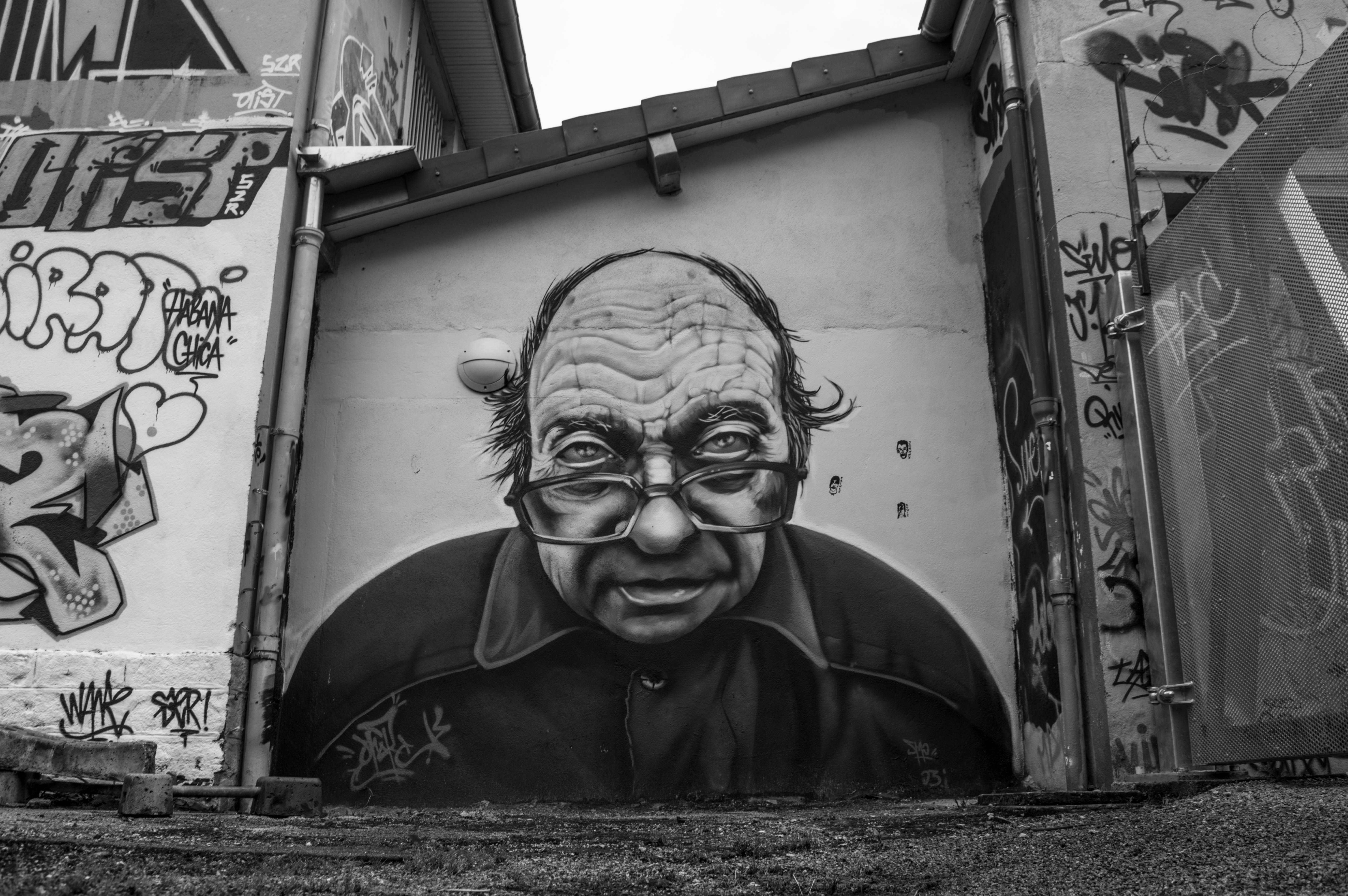 tag, tête, art, dessin, visage, france, ville, découverte, wall, urbex, portrait, bombe, day, chalon sur saone, peinture, city, real people, graffiti, representation, HD Wallpaper