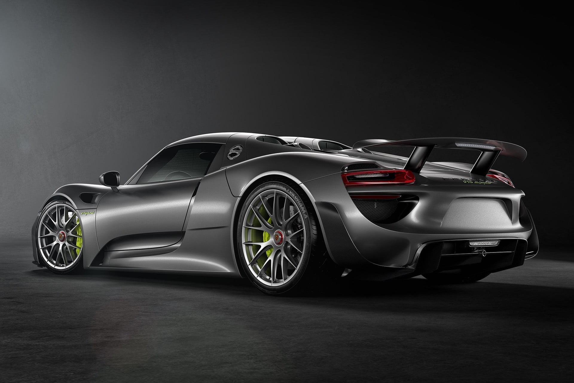 Porsche 918 Spyder, silver cars, Porsche, vehicle, 1080P, car, HD Wallpaper