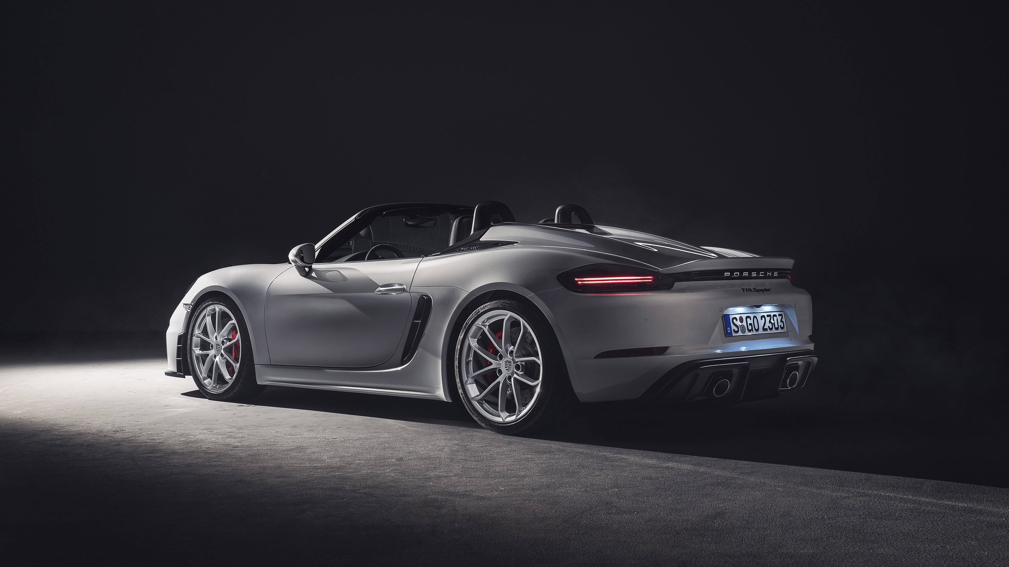 vehicle, Porsche 718 Spyder, 4K, car, HD Wallpaper