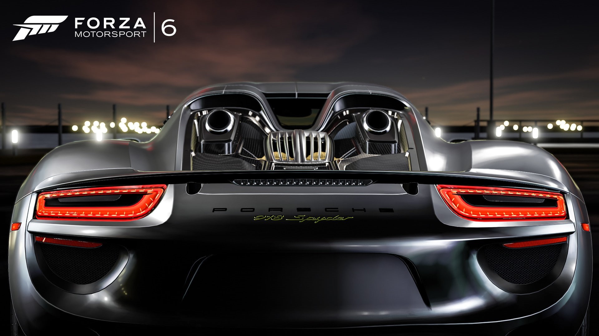 1080P, video games, car, Porsche 978 Spyder, Forza Motorsport 6, Porsche, Forza, HD Wallpaper