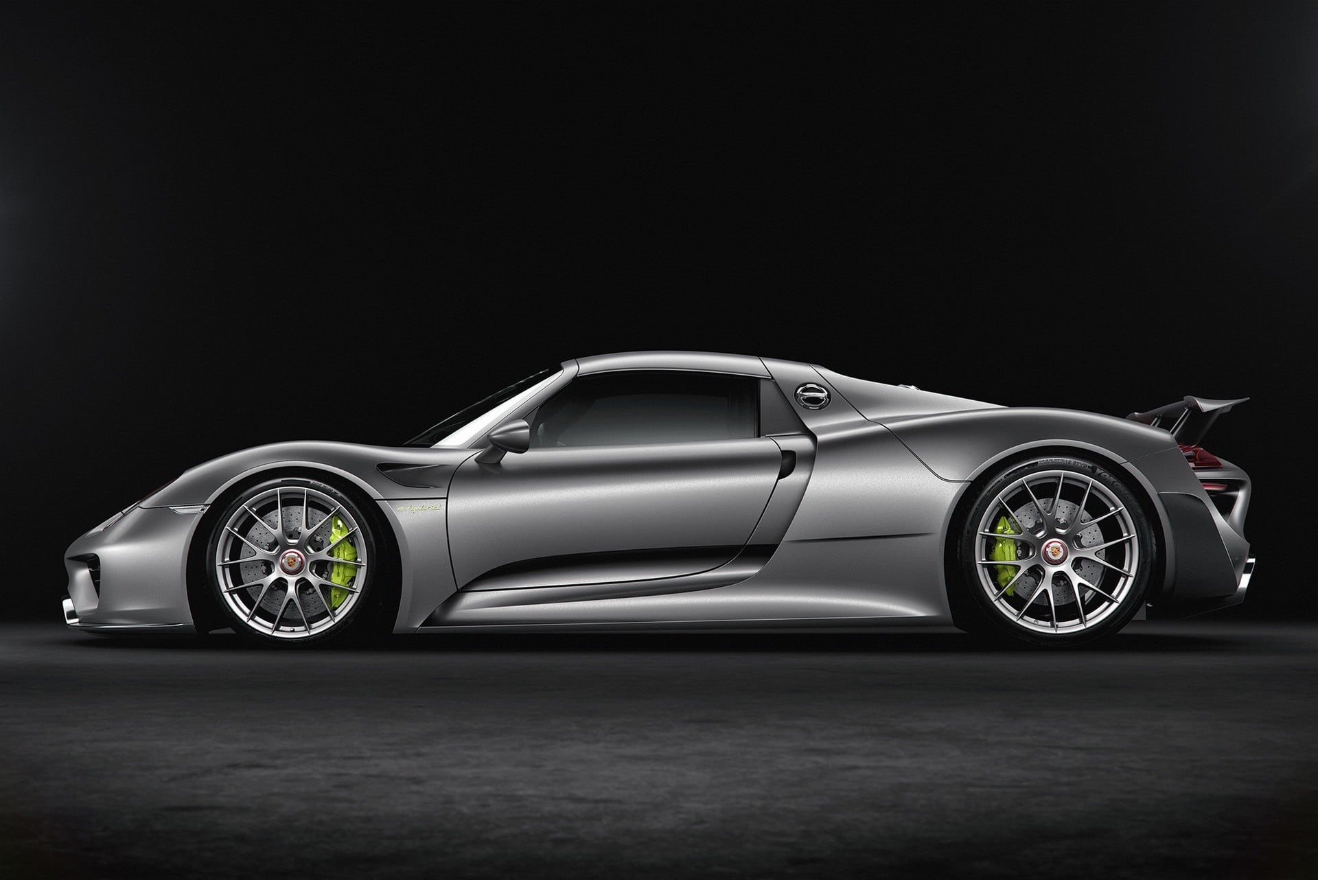 1080P, car, Porsche 918 Spyder, Porsche, vehicle, silver cars, HD Wallpaper