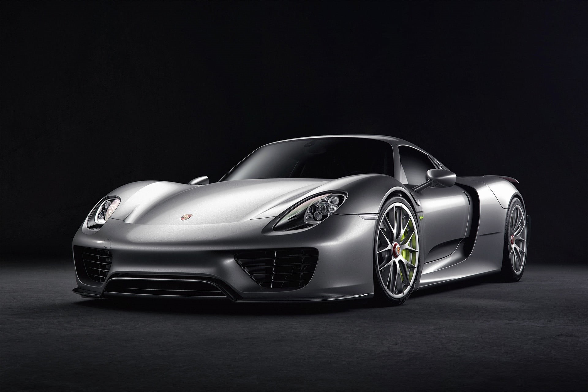 vehicle, 1080P, Porsche 918 Spyder, silver cars, car, Porsche, HD Wallpaper