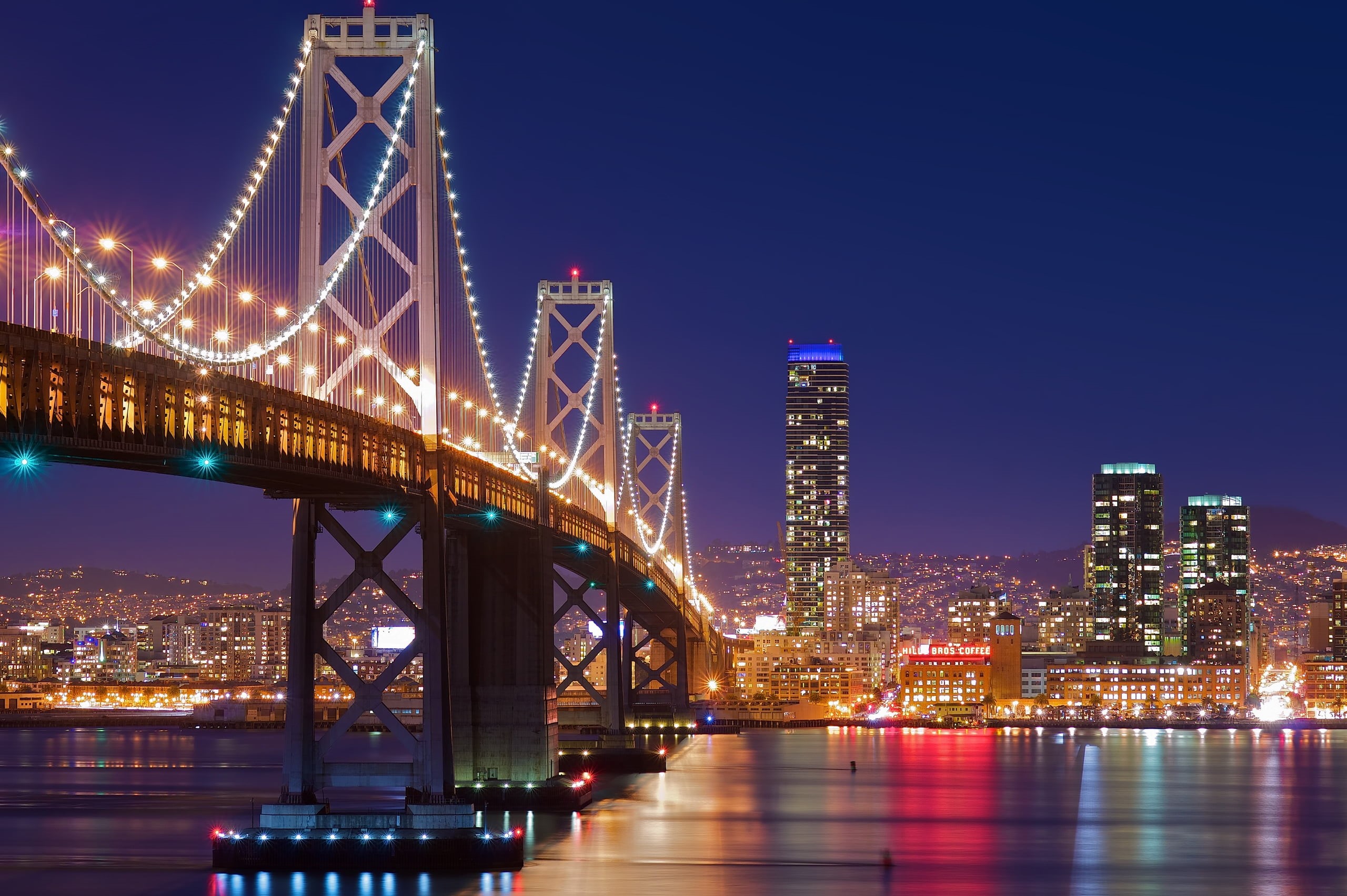 built Structure, new York City, downtown District, travel, dumbo, skyscraper, san Francisco County, transportation, brooklyn Bridge, uSA, travel Destinations, HD Wallpaper