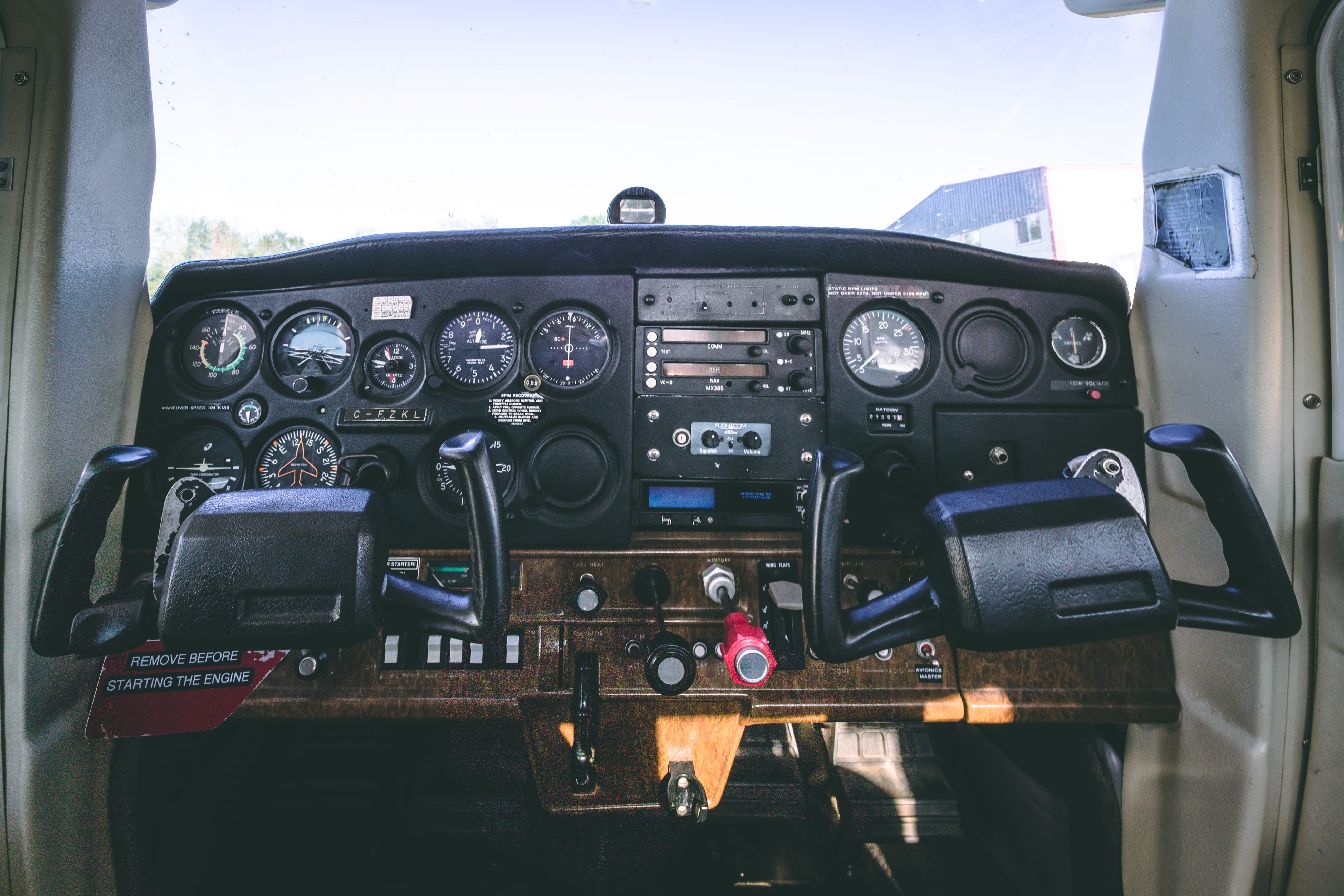 adventure, 4K, air vehicle, vehicle, public transportation, glass - material, aviation, lachute, plane, no people, yoke, cessna, mode of transportation, HD Wallpaper