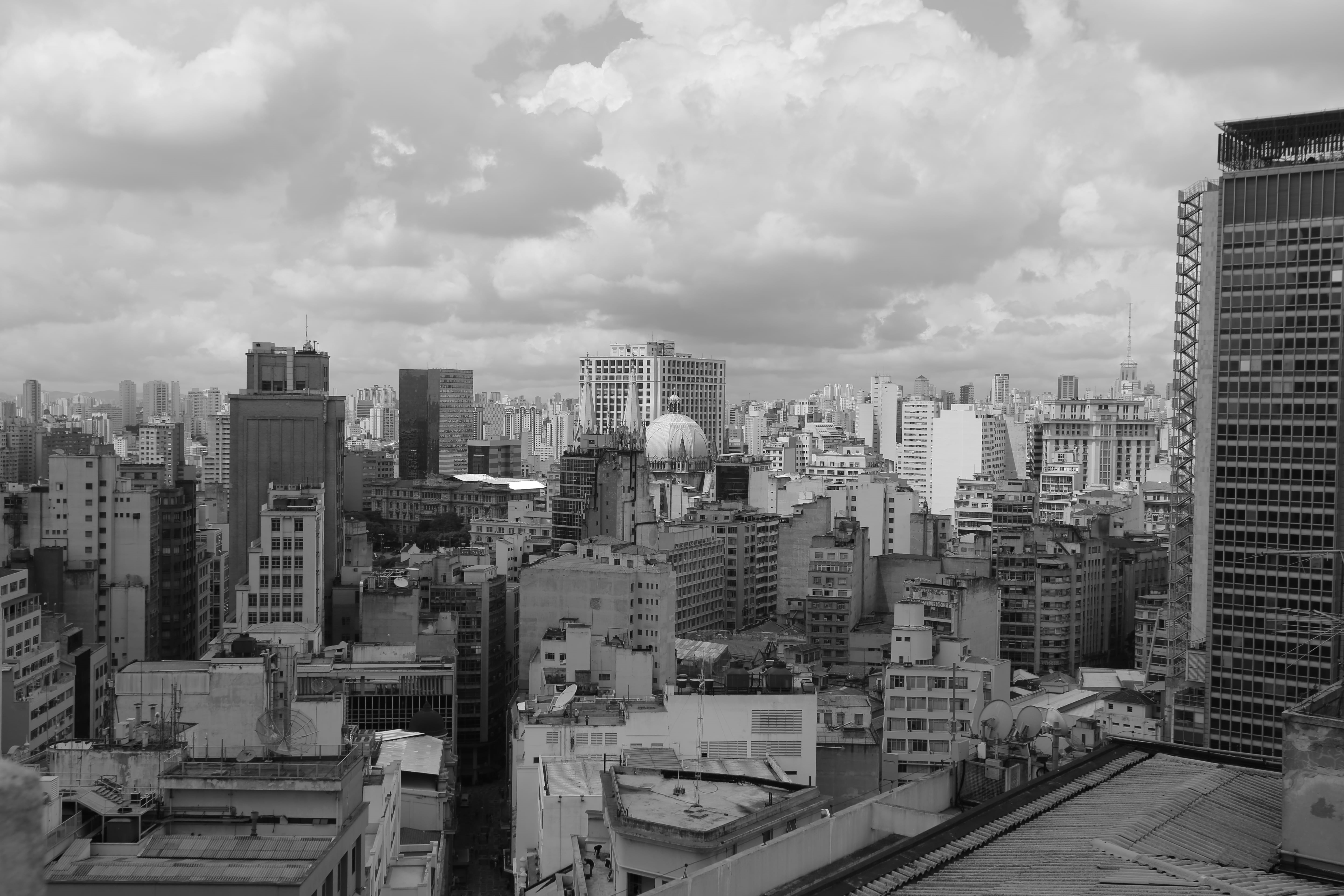 financial district, brazil, building exterior, office, pb, tall - high, no people, são paulo, cityscape, igreja, centro, office building exterior, cloud - sky, HD Wallpaper