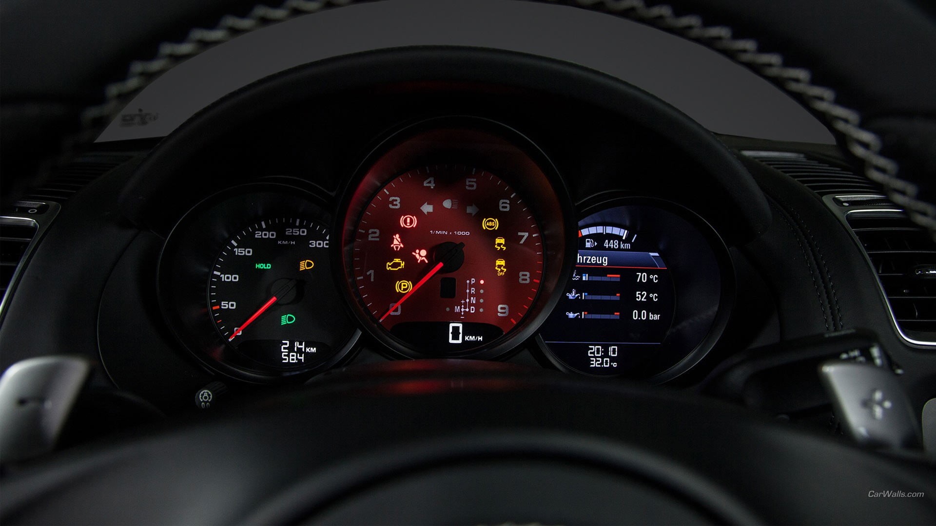 car, speed, number, control panel, black, vehicle interior, control, gauge, car interior, no people, 1080P, indoors, cockpit, speedometer, Porsche Boxter, HD Wallpaper