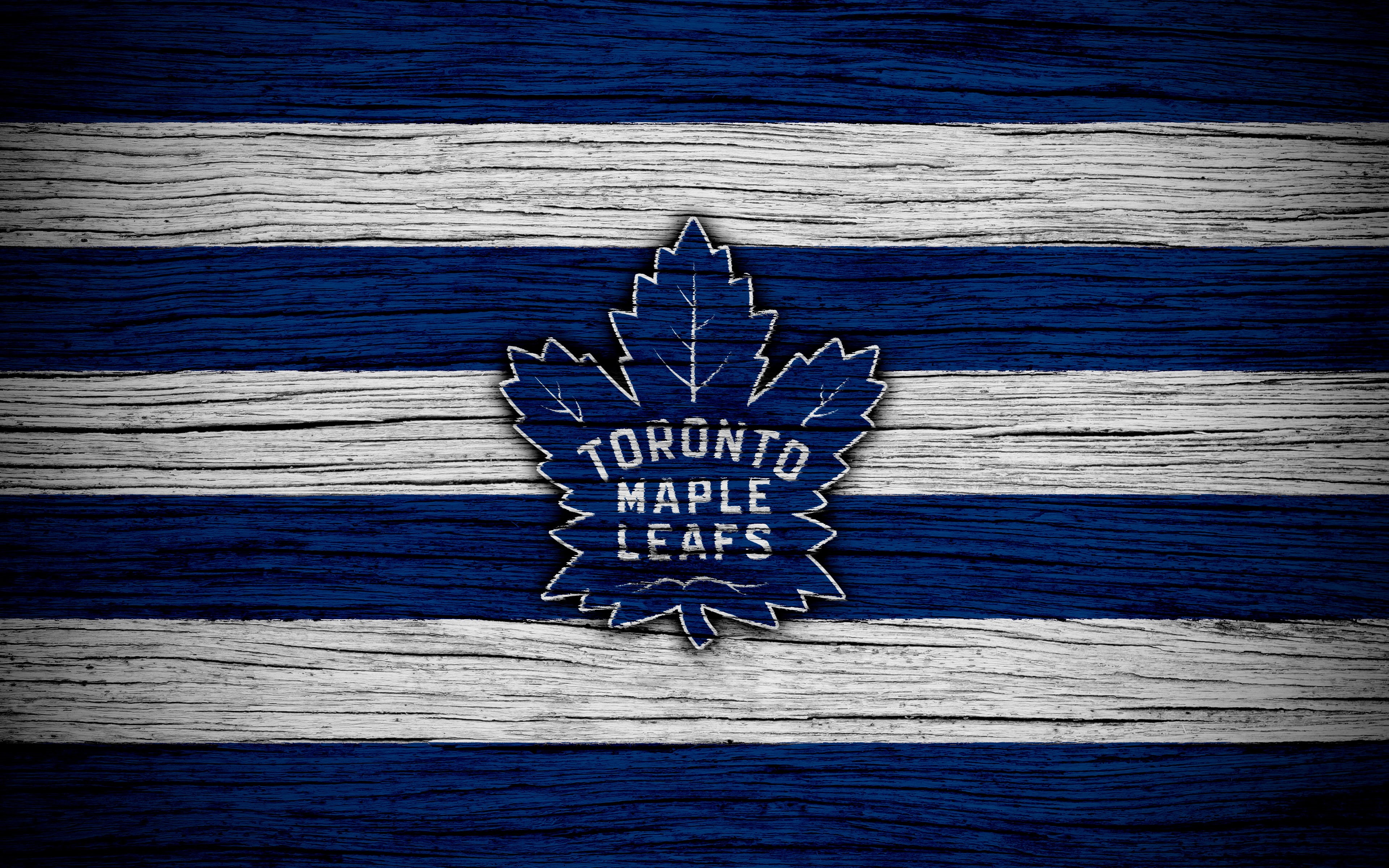 NHL, Toronto Maple Leafs, Hockey, Emblem, Logo, 4K, HD Wallpaper