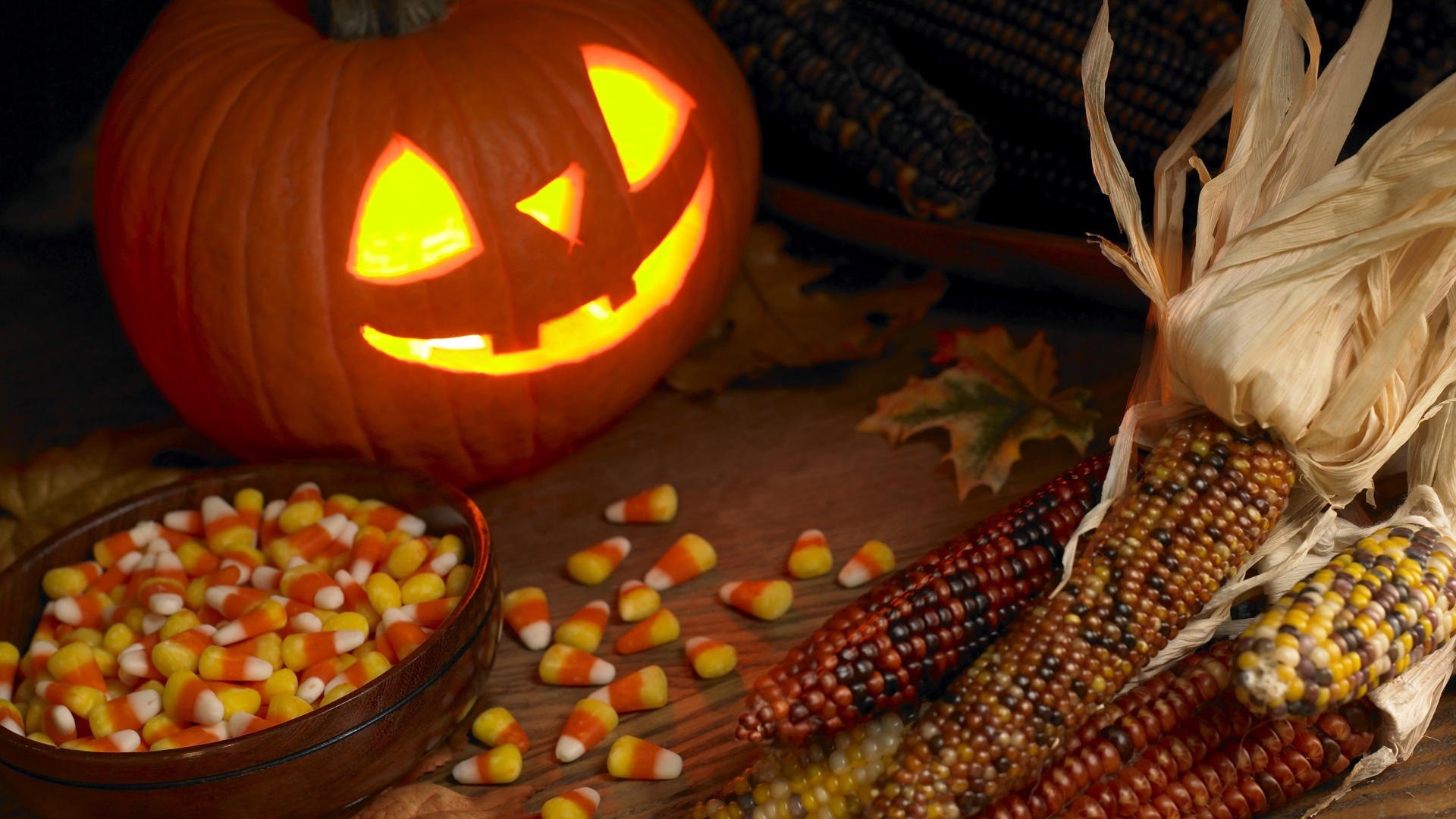 autumn, freshness, celebration, corn, 1080P, close-up, orange color, healthy eating, wellbeing, vegetable, pumpkin, sweetcorn, creativity, food and drink, HD Wallpaper