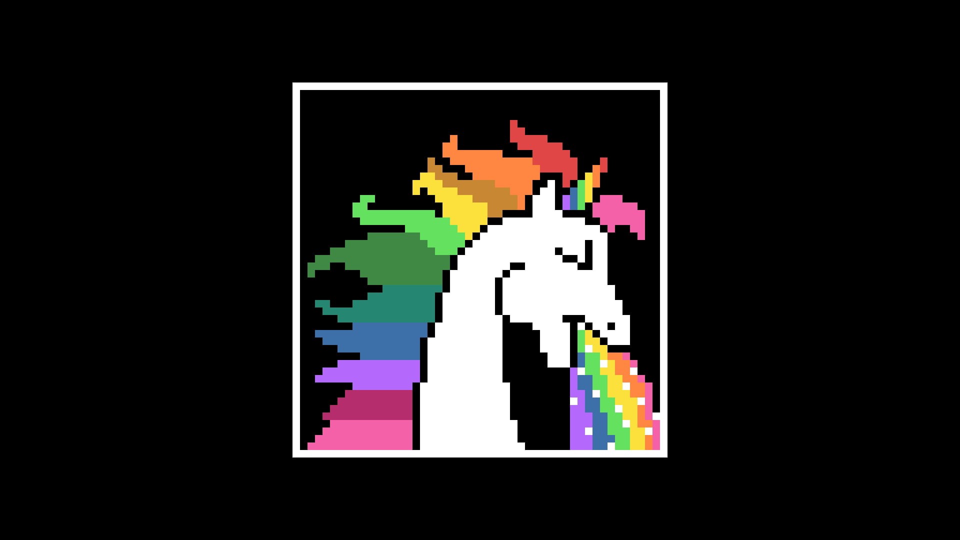 pixel art, pixels, 1080P, unicorn, rainbows, vomit, unicorns, HD Wallpaper