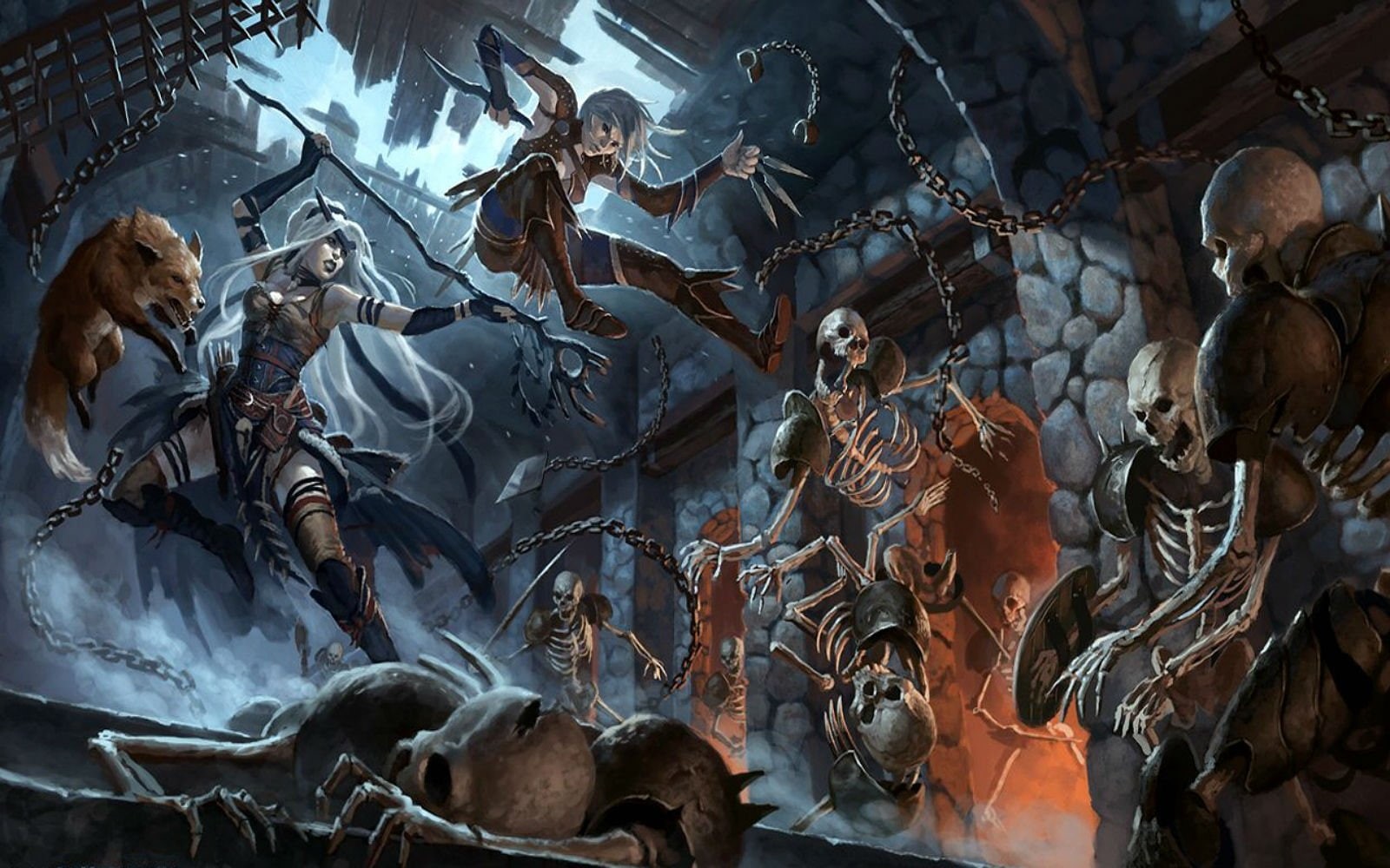 creativity, group of animals, Realms, religion, action, market, rpg, female likeness, Puzzle, vertebrate, representation, animal wildlife, architecture, HD Wallpaper