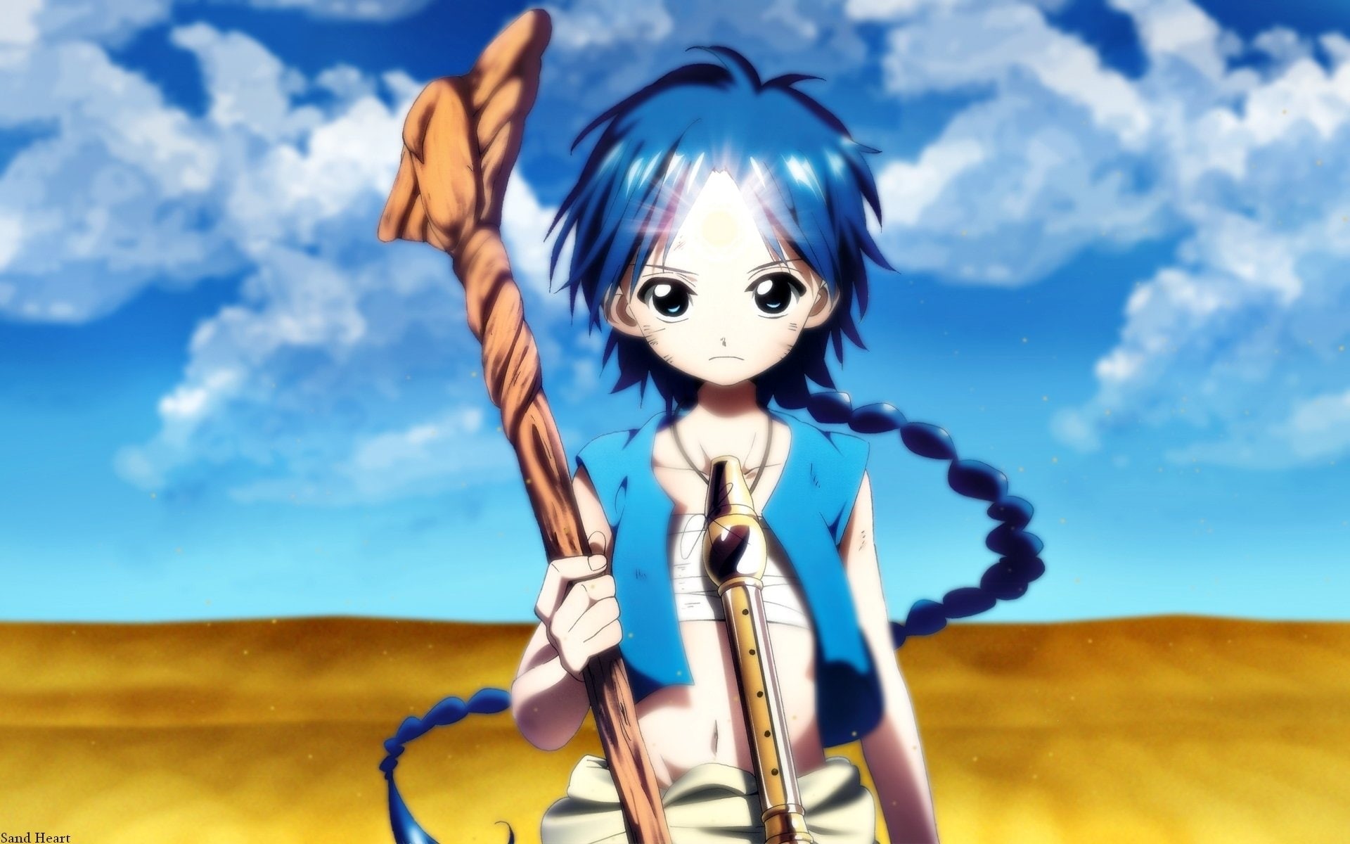 Aladdin (Magi), 1080P, Magi: The Labyrinth Of Magic, Anime, HD Wallpaper