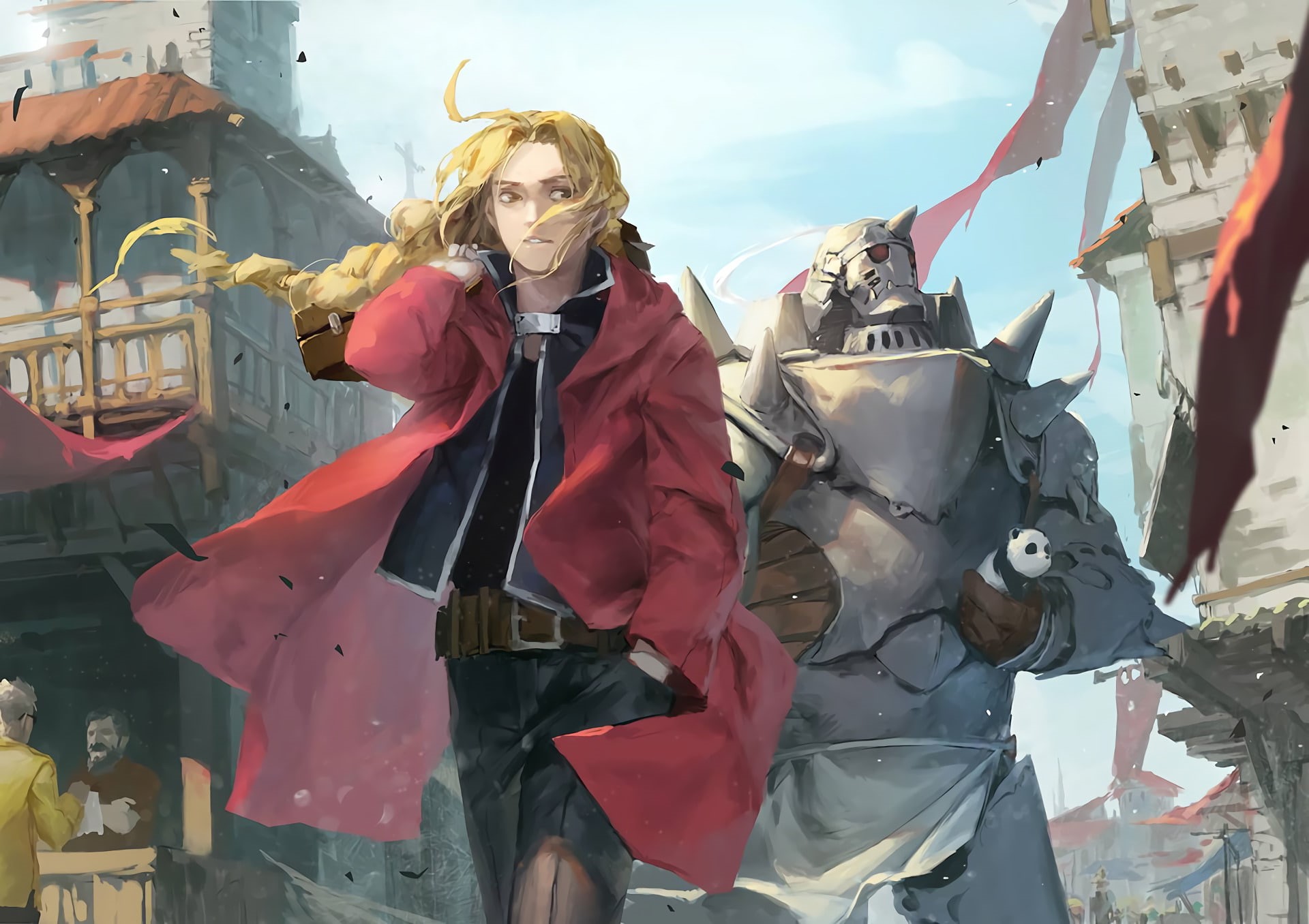 1080P, FullMetal Alchemist, Edward Elric, Alphonse Elric, HD Wallpaper