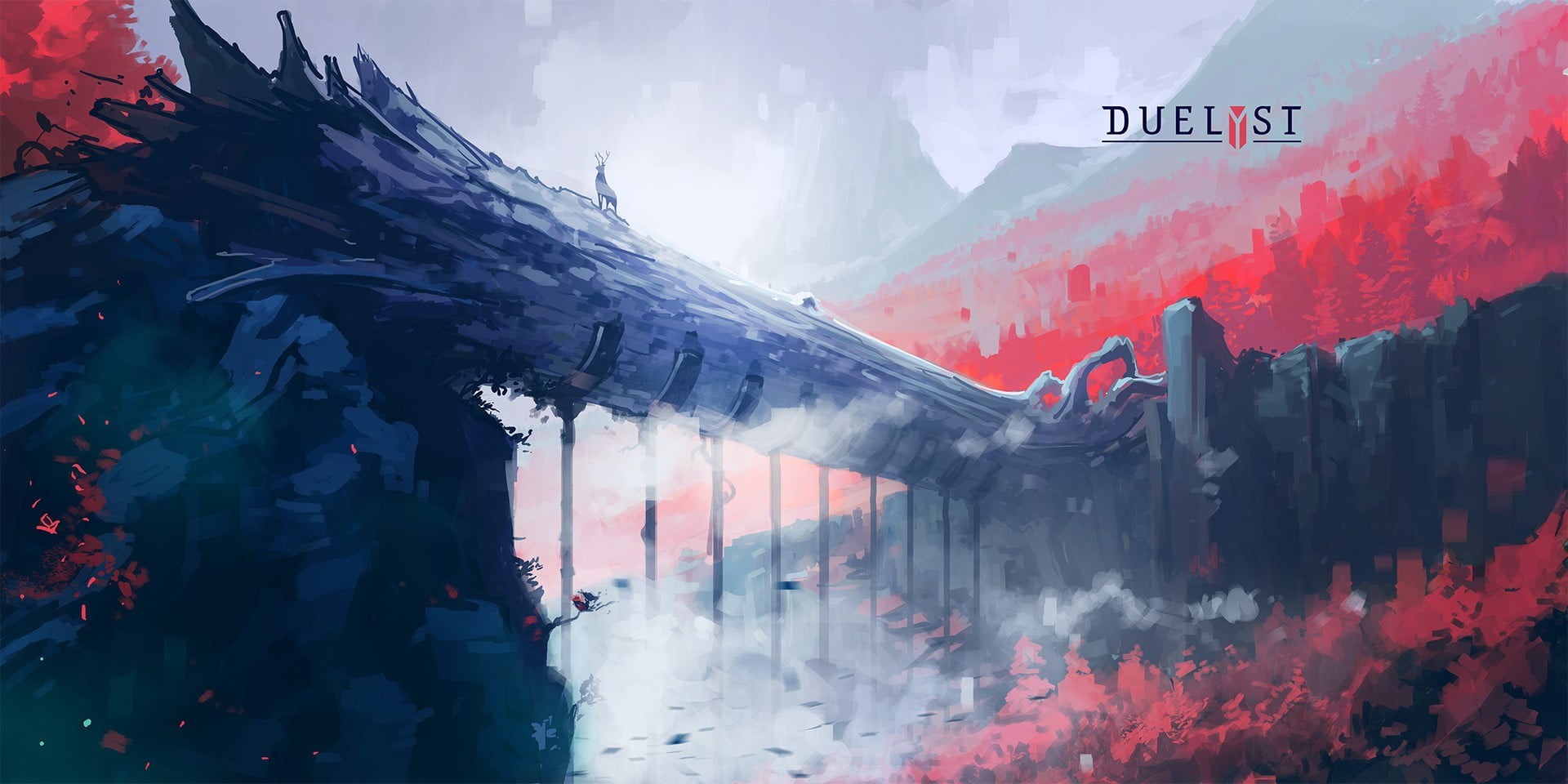 video games, environment, cold temperature, idyllic, 1080P, beauty in nature, nature, tree, grey, built structure, Duelyst, scenics - nature, architecture, HD Wallpaper