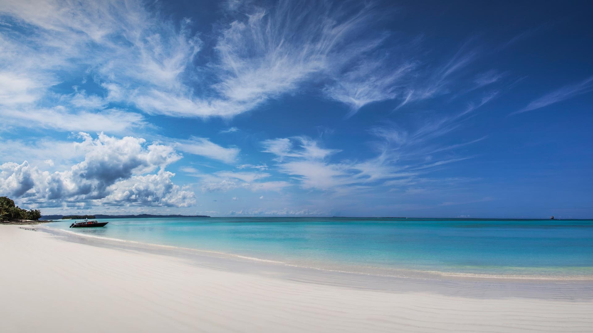 idyllic, horizon over water, tranquil scene, beach screensavers and backgrounds, sky, beauty in nature, water, nature, beach, blue, scenics - nature, land, HD Wallpaper