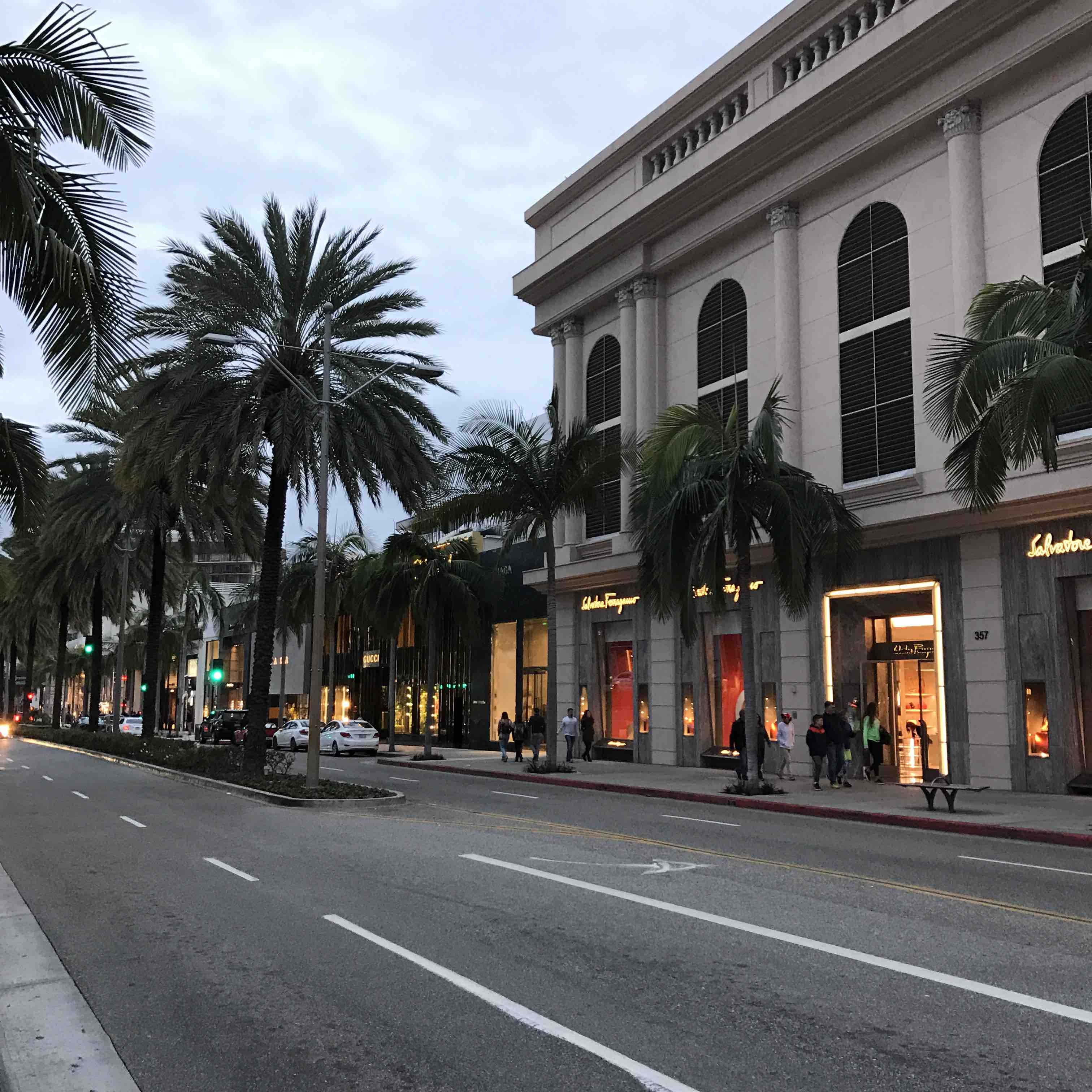 plant, incidental people, road marking, symbol, california, la, strip, street, tropical climate, built structure, nature, direction, architecture, building exterior, Phone HD Wallpaper