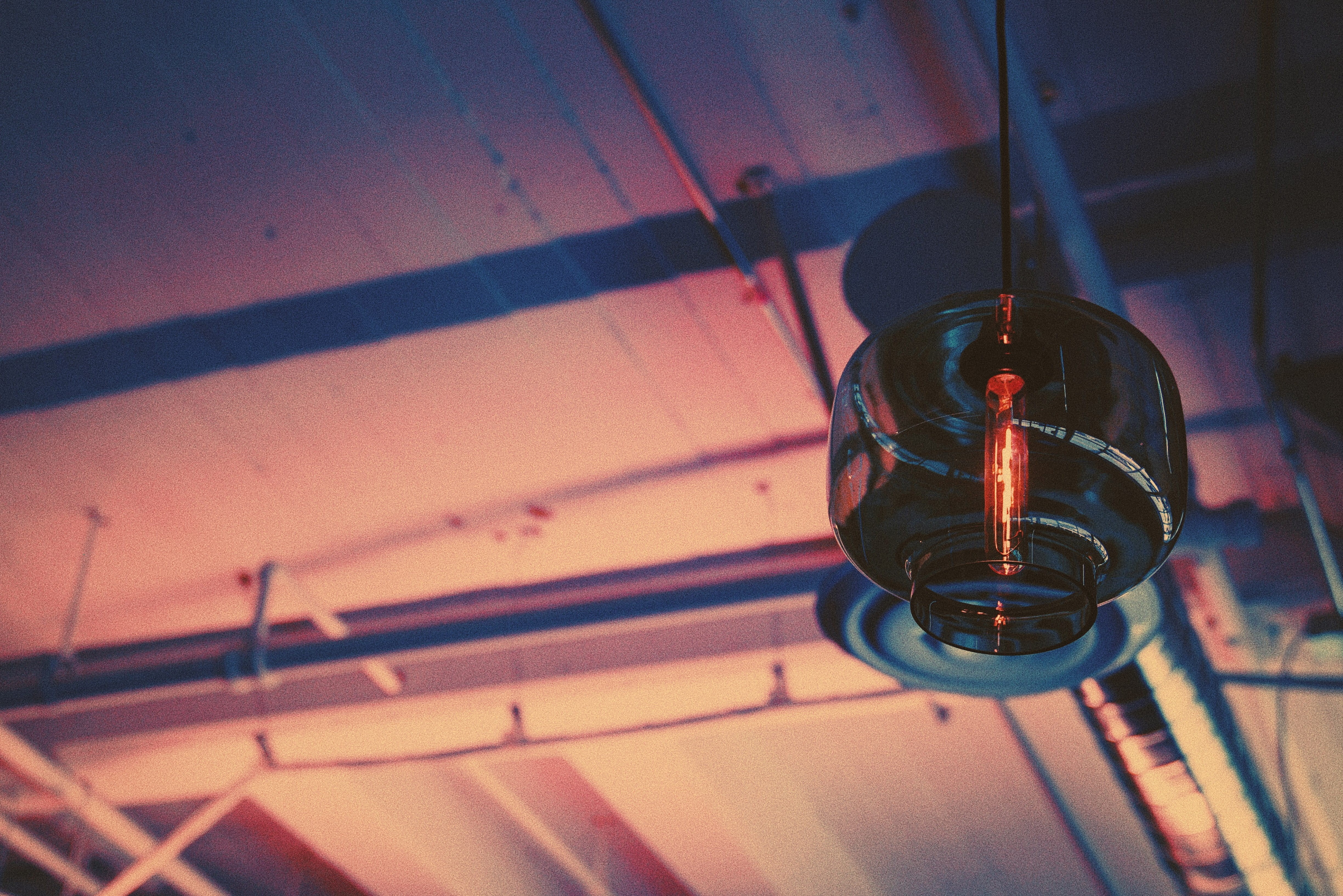 ambient, wall - building feature, lighting equipment, illuminated, glass, ceiling, cyberpunk, reflection, color, architecture, hanging, electric lamp, retro, HD Wallpaper