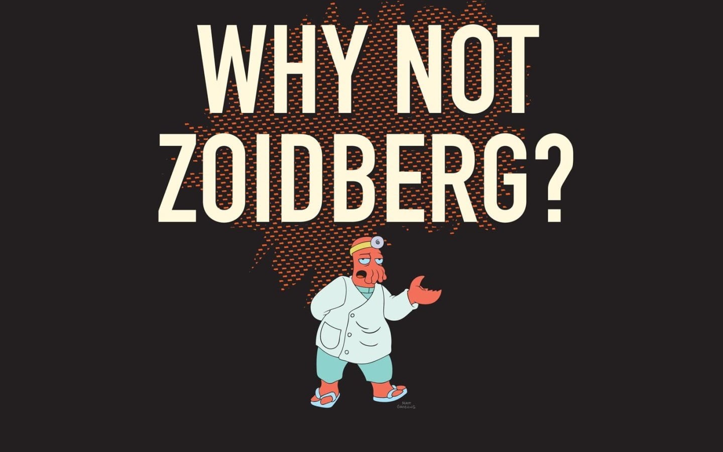 720P, communication, western script, zoidberg, child, front view, lifestyles, one person, males, black background, Futurama, leisure activity, standing, HD Wallpaper