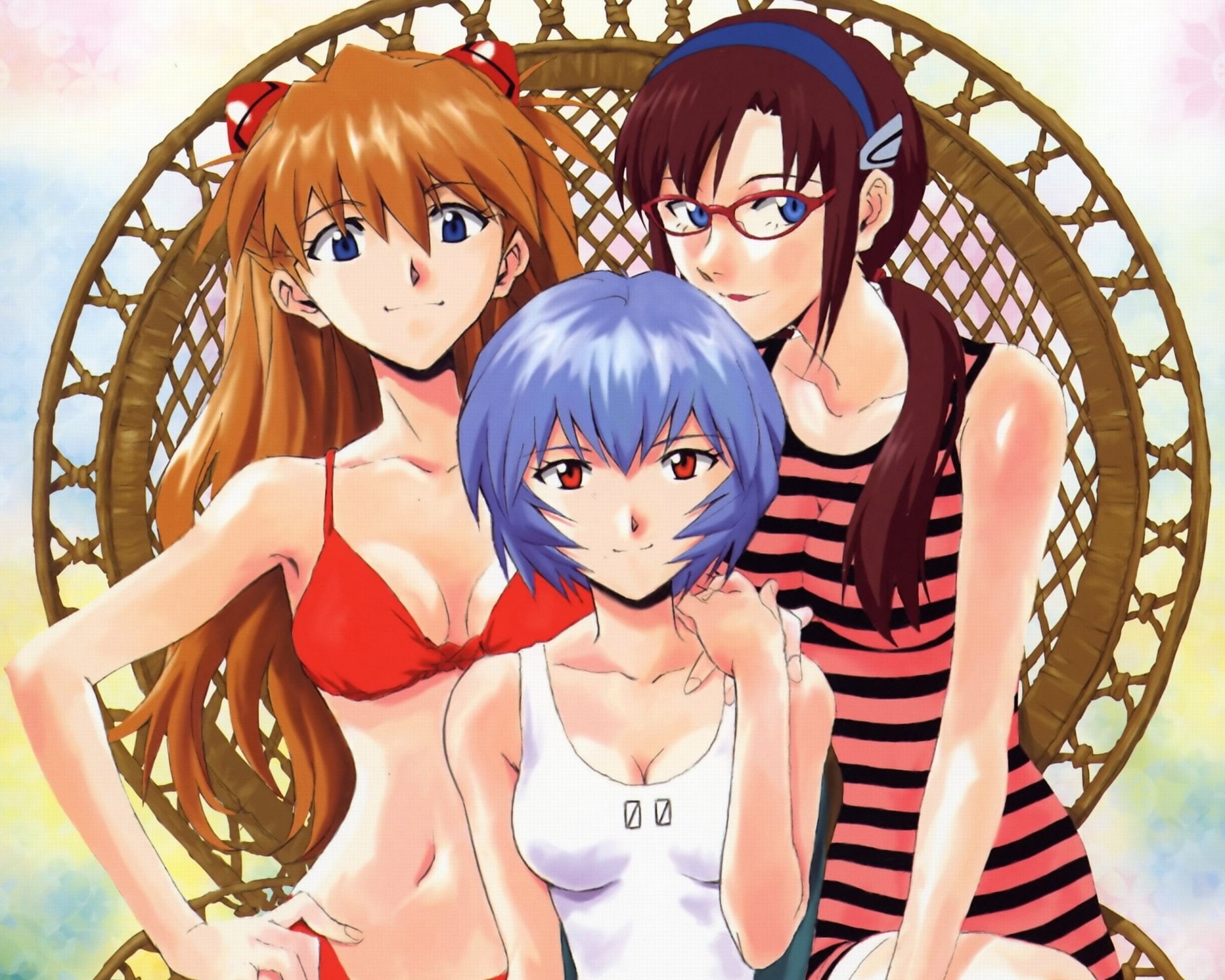 Evangelion: 2.0 You Can (Not) Advance, Rei Ayanami, 1080P, Asuka Langley Sohryu, Evangelion, HD Wallpaper