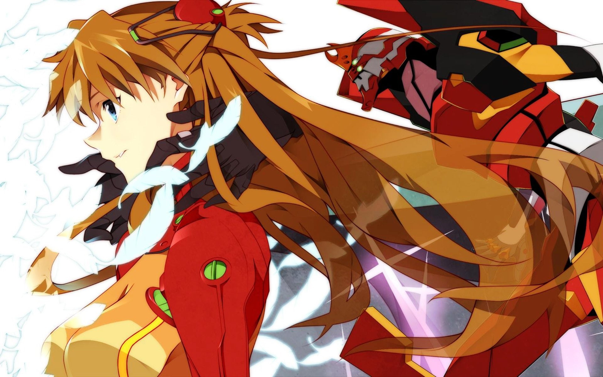 Cute, female, 1080P, character, haired, Evangelion: 2.0 You Can (Not) Advance, Anime, Neon Genesis Evangelion, Girl, Asuka Langley Sohryu, Evangelion, HD Wallpaper