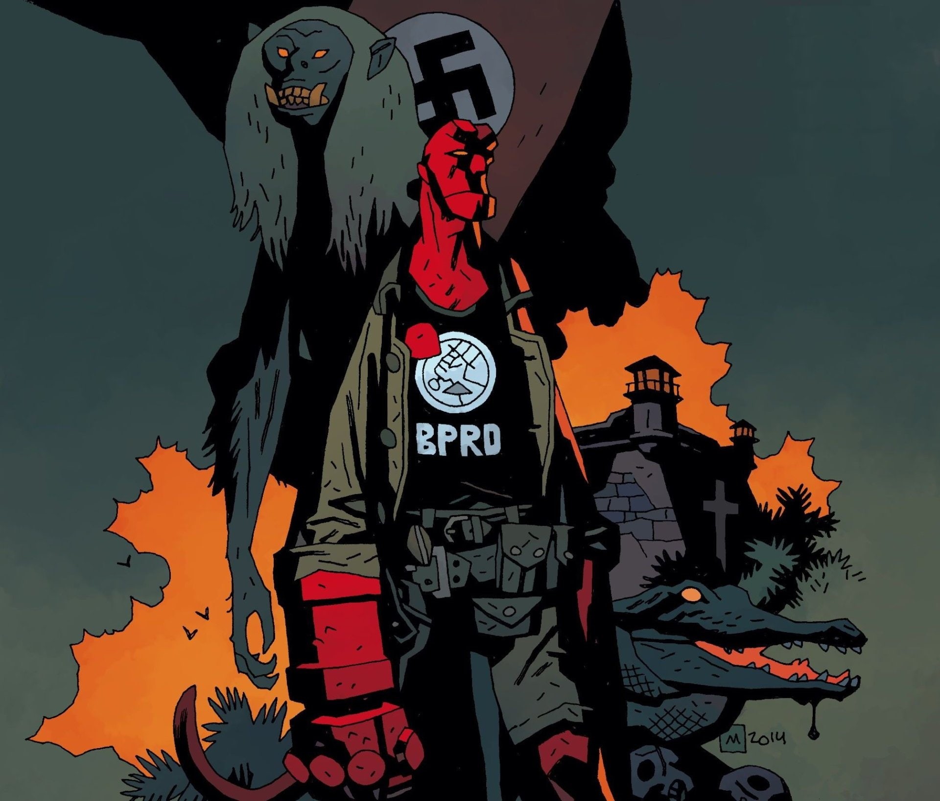 Hellboy, B.P.R.D., 1080P, Comics, HD Wallpaper