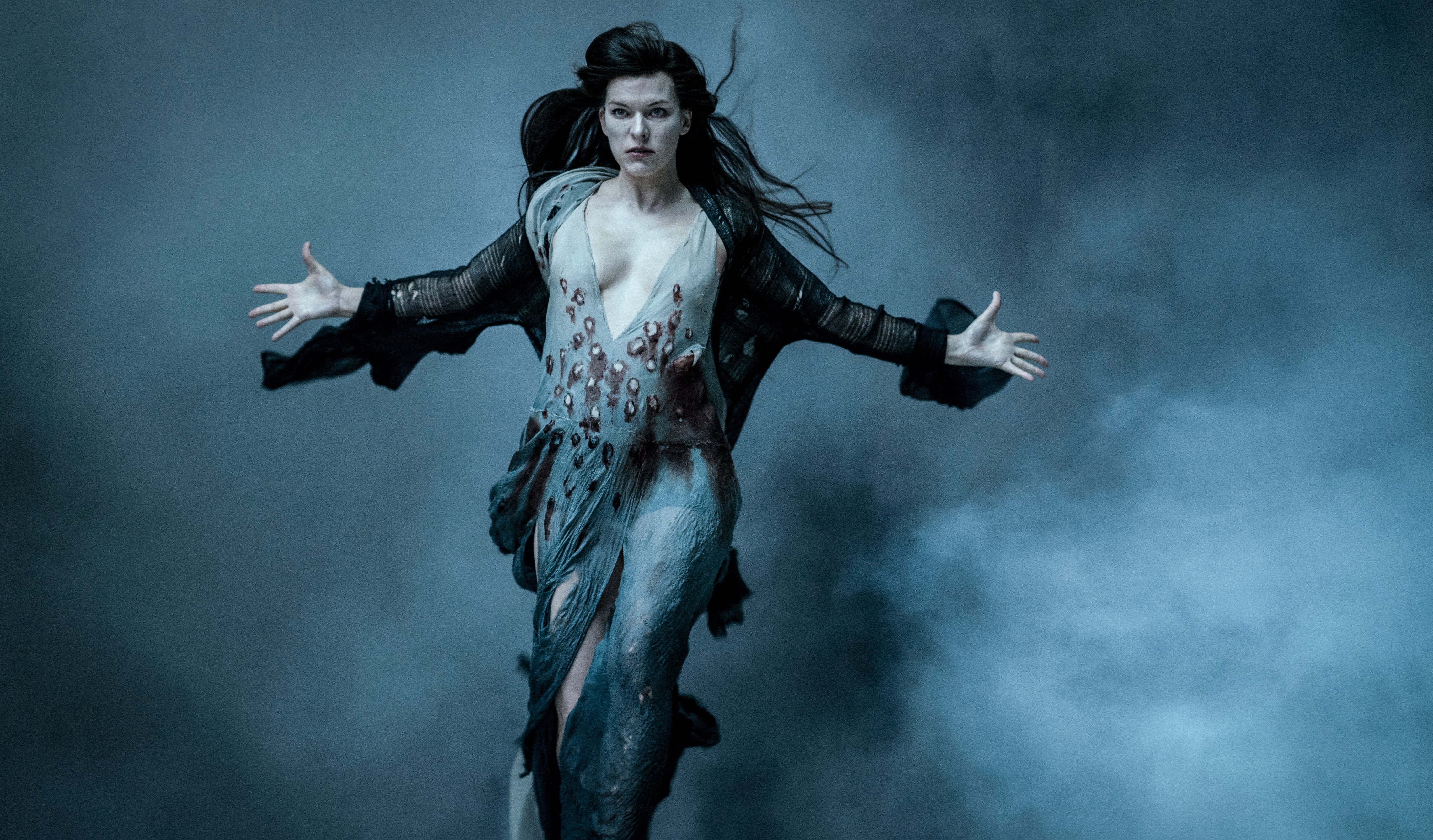 milla, hellboy, queen, blood, jovovich, 5K, HD Wallpaper