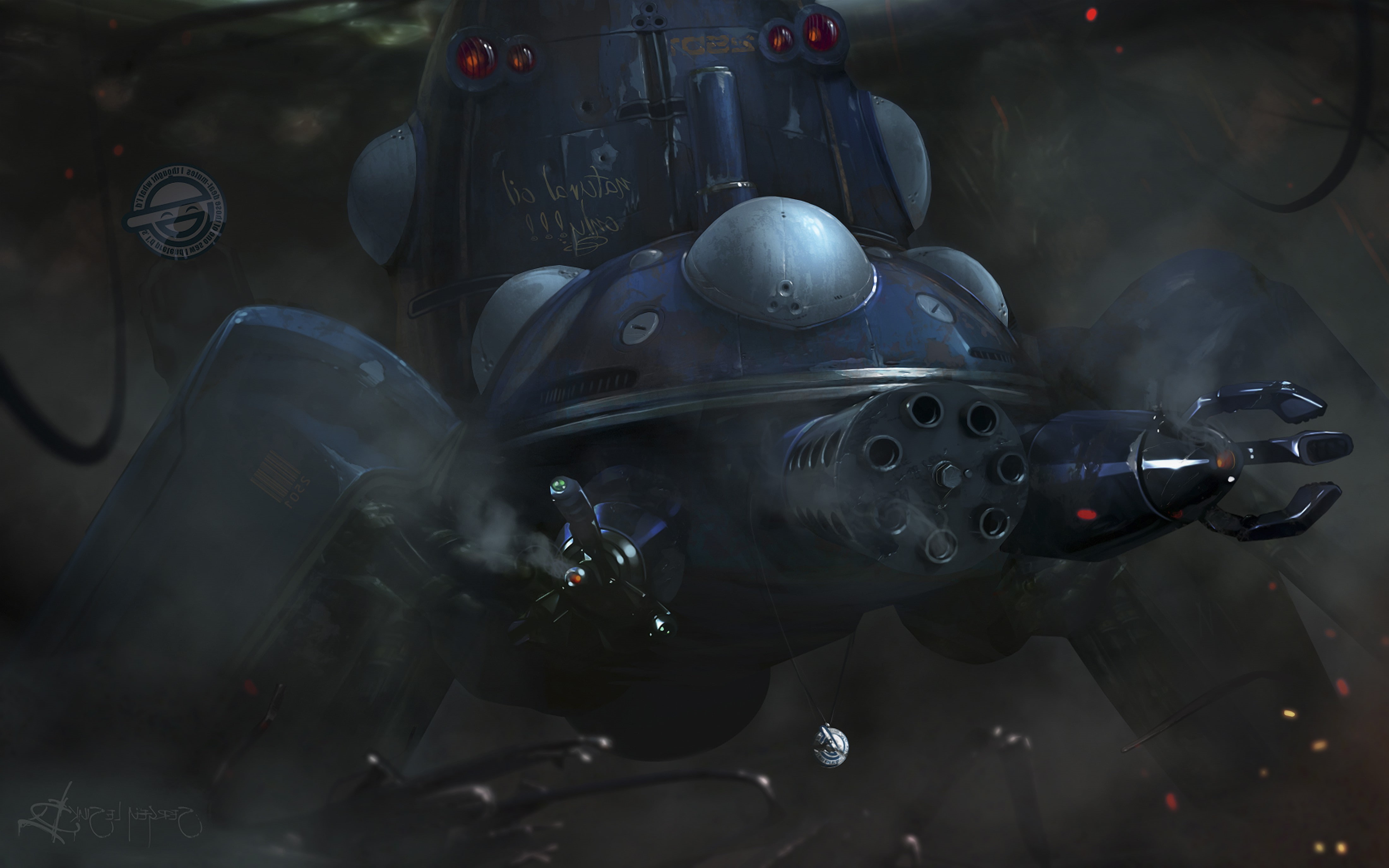 4K, military, transportation, mode of transportation, motorcycle, control, security, land vehicle, Tachikoma, helmet, nature, protection, Ghost In The Shell, HD Wallpaper