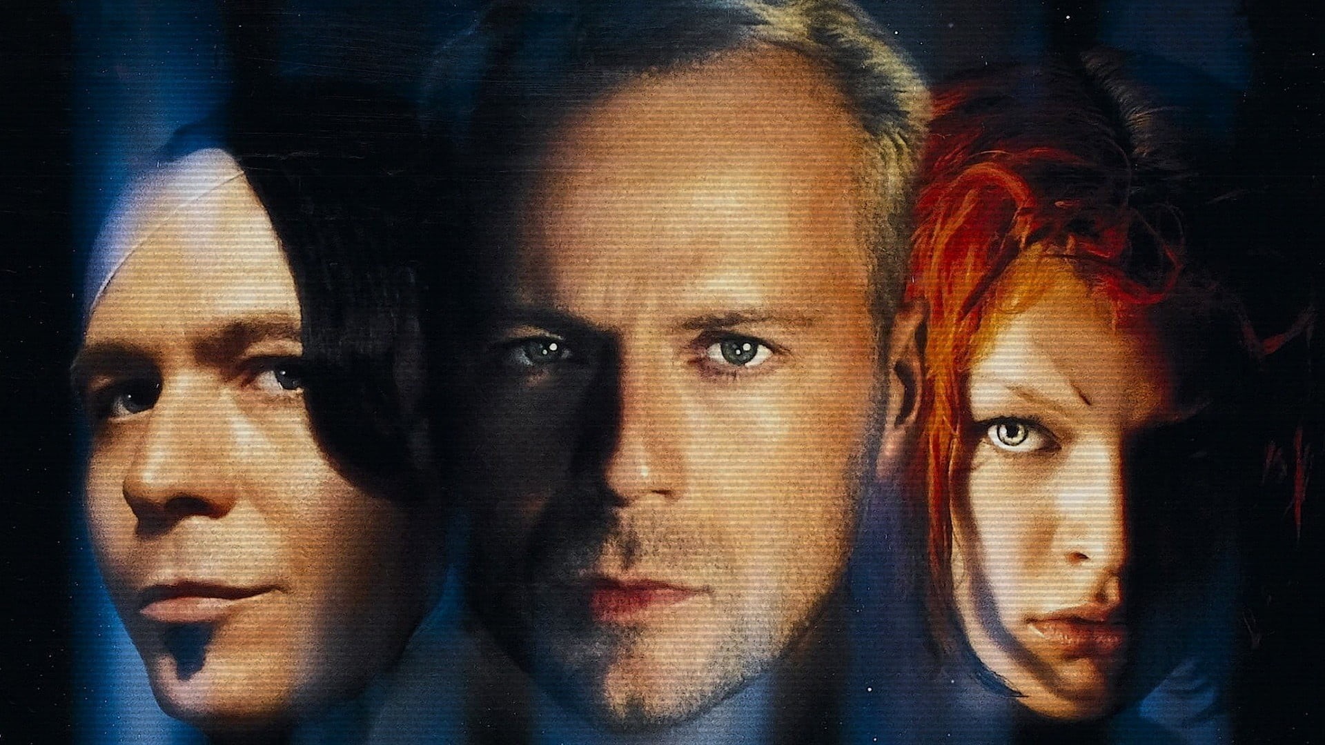 young women, movies, 1080P, digital composite, body part, portrait, connection, The Fifth Element, human body part, headshot, eye, close-up, Leeloo, poster, HD Wallpaper