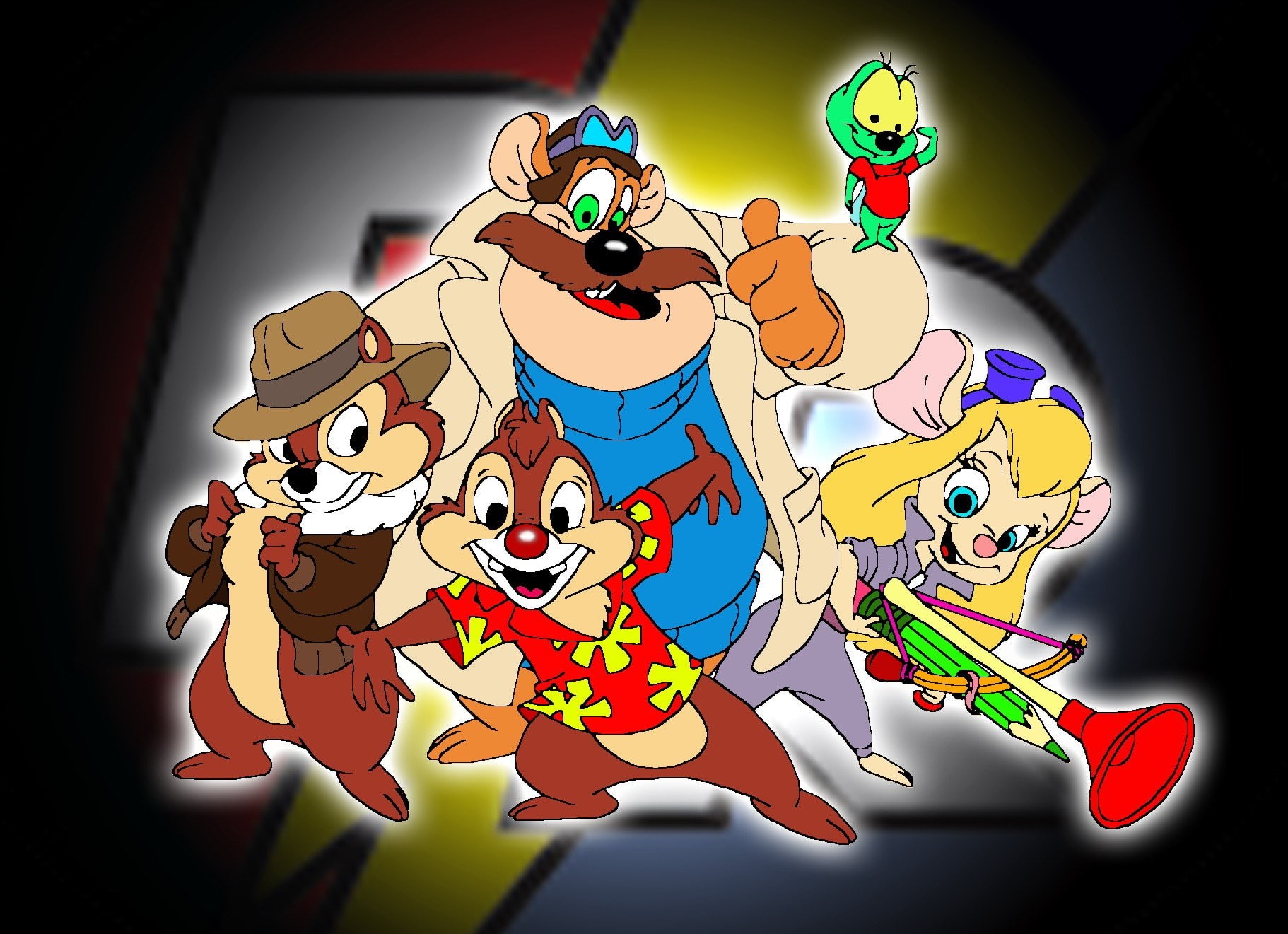chip and dale, 720P, HD Wallpaper