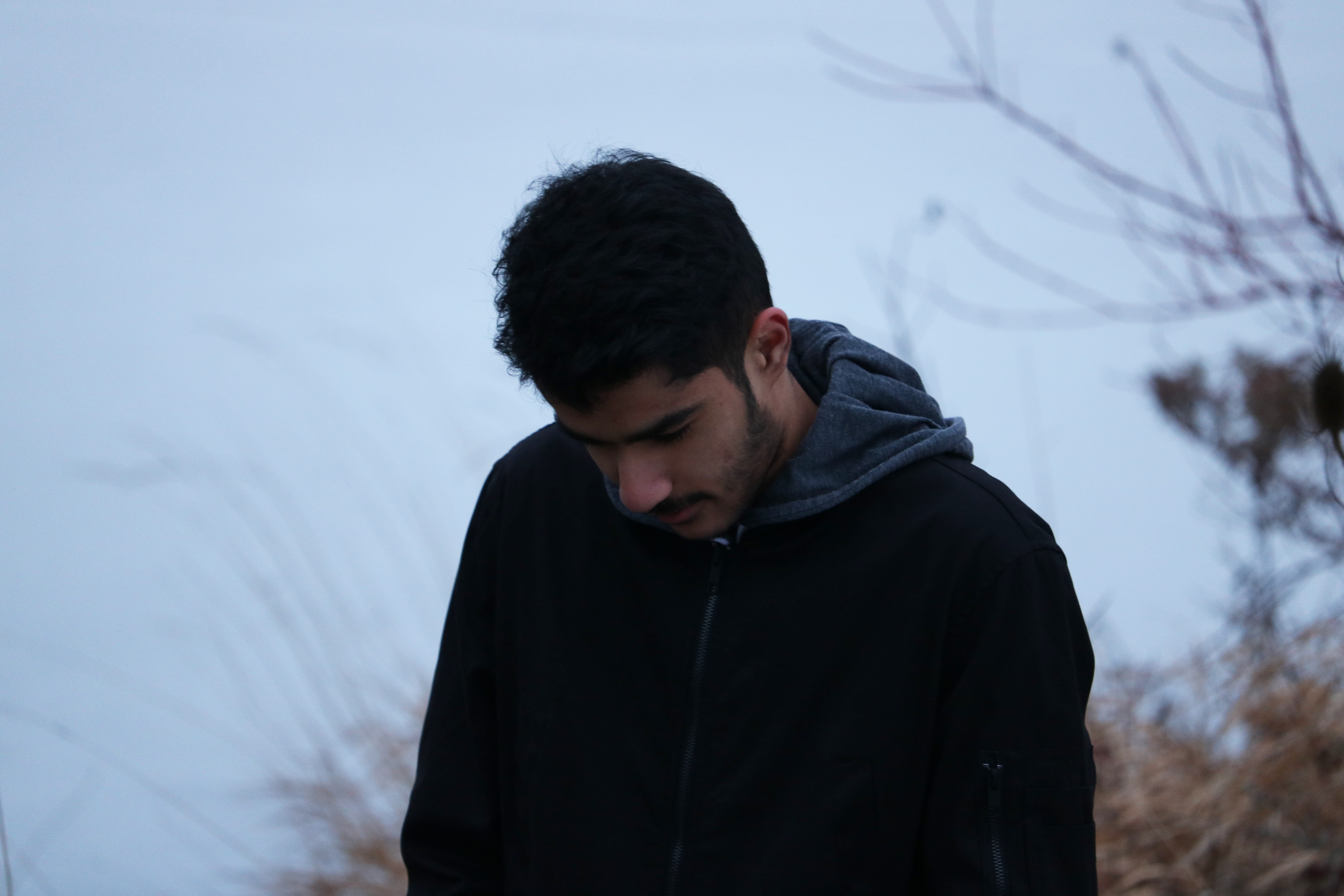 young men, canada, clothing, water, ash, looking, pond, pokemon, young adult, trees, ketchum, cold temperature, land, outdoors, frozen, ice, winter, waist up, HD Wallpaper