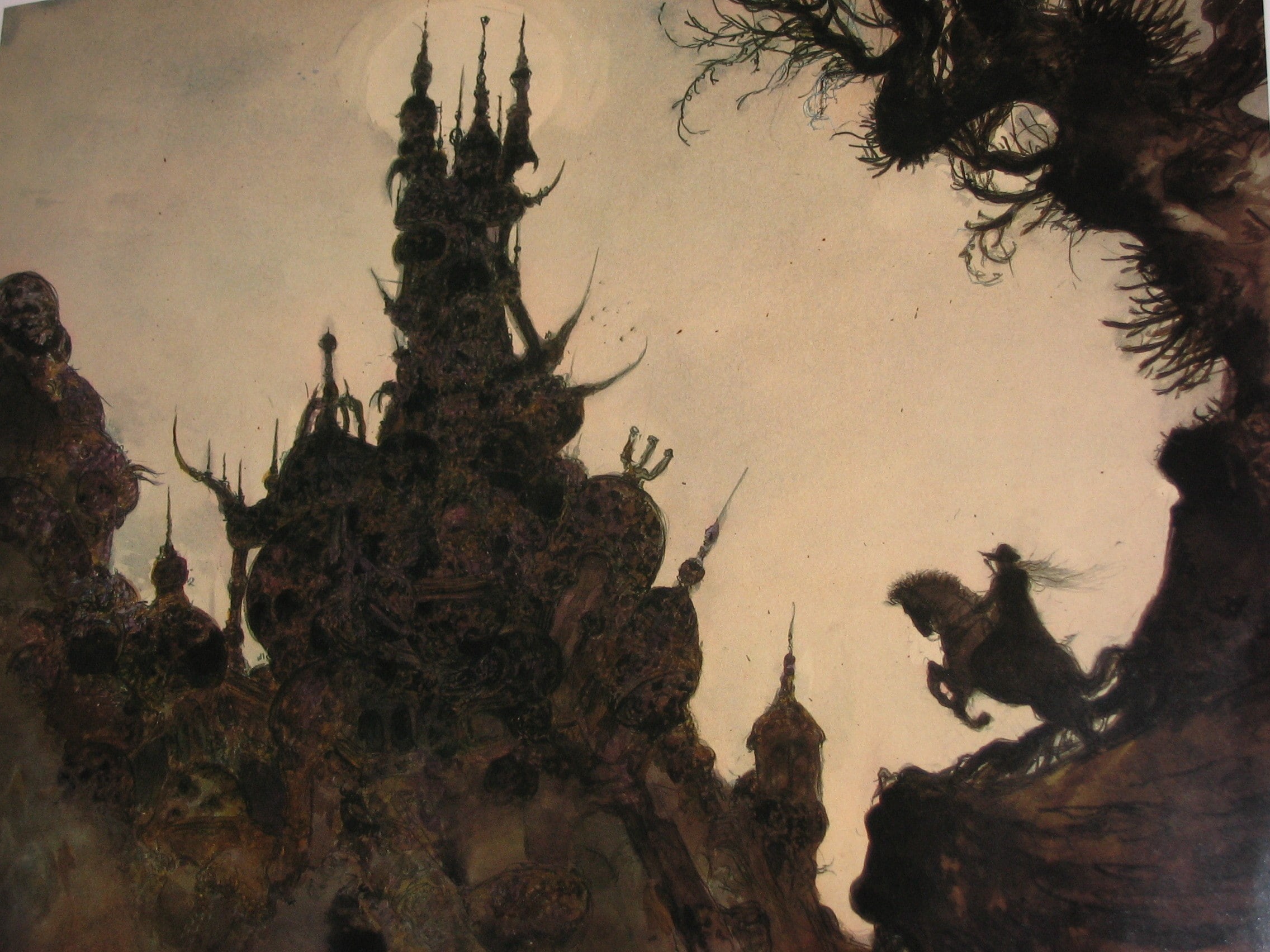 Vampire Hunter D, 1080P, horse, anime, artwork, dark fantasy, HD Wallpaper