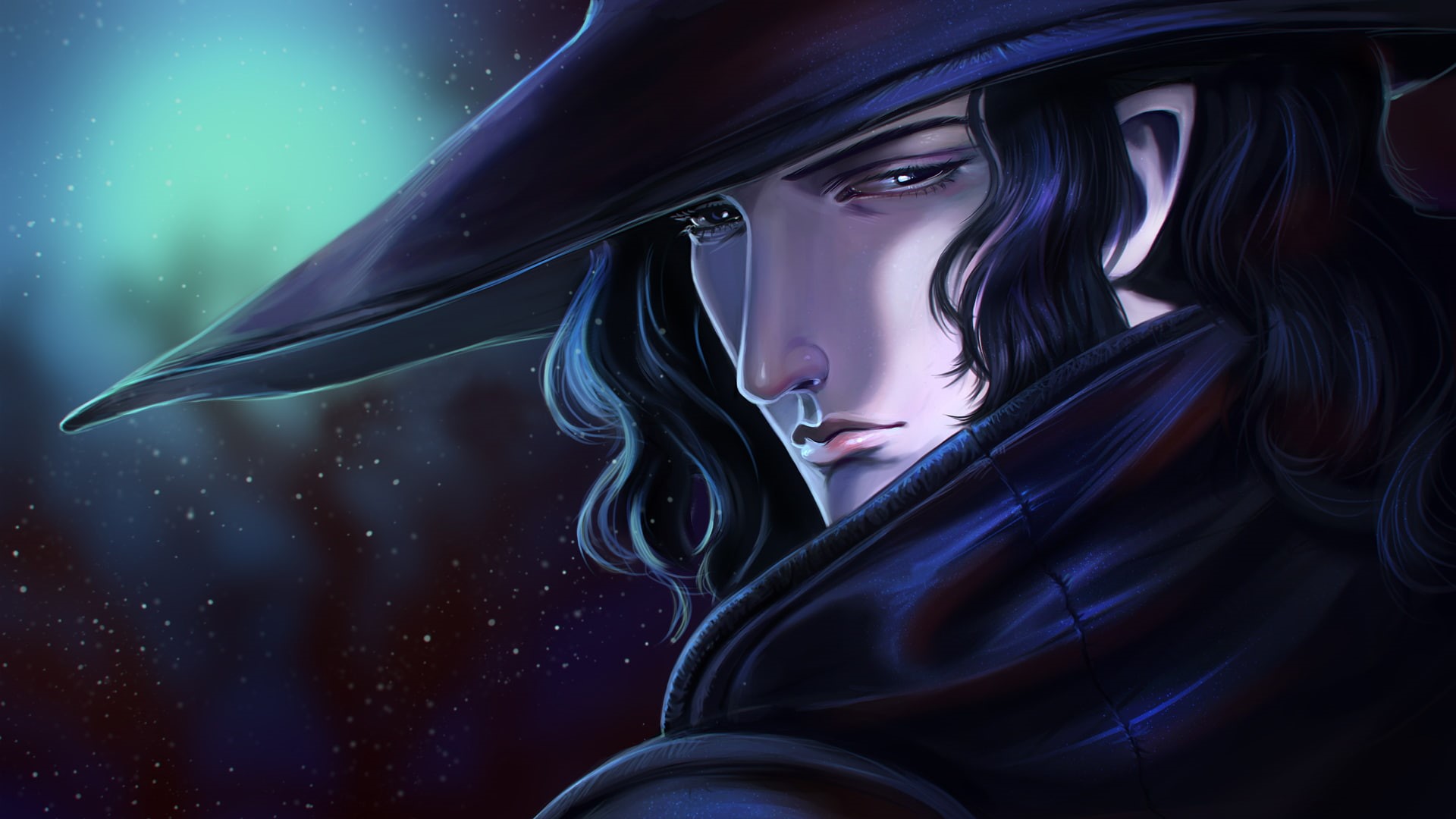 hunter, blood, vampire, d, 1080P, HD Wallpaper