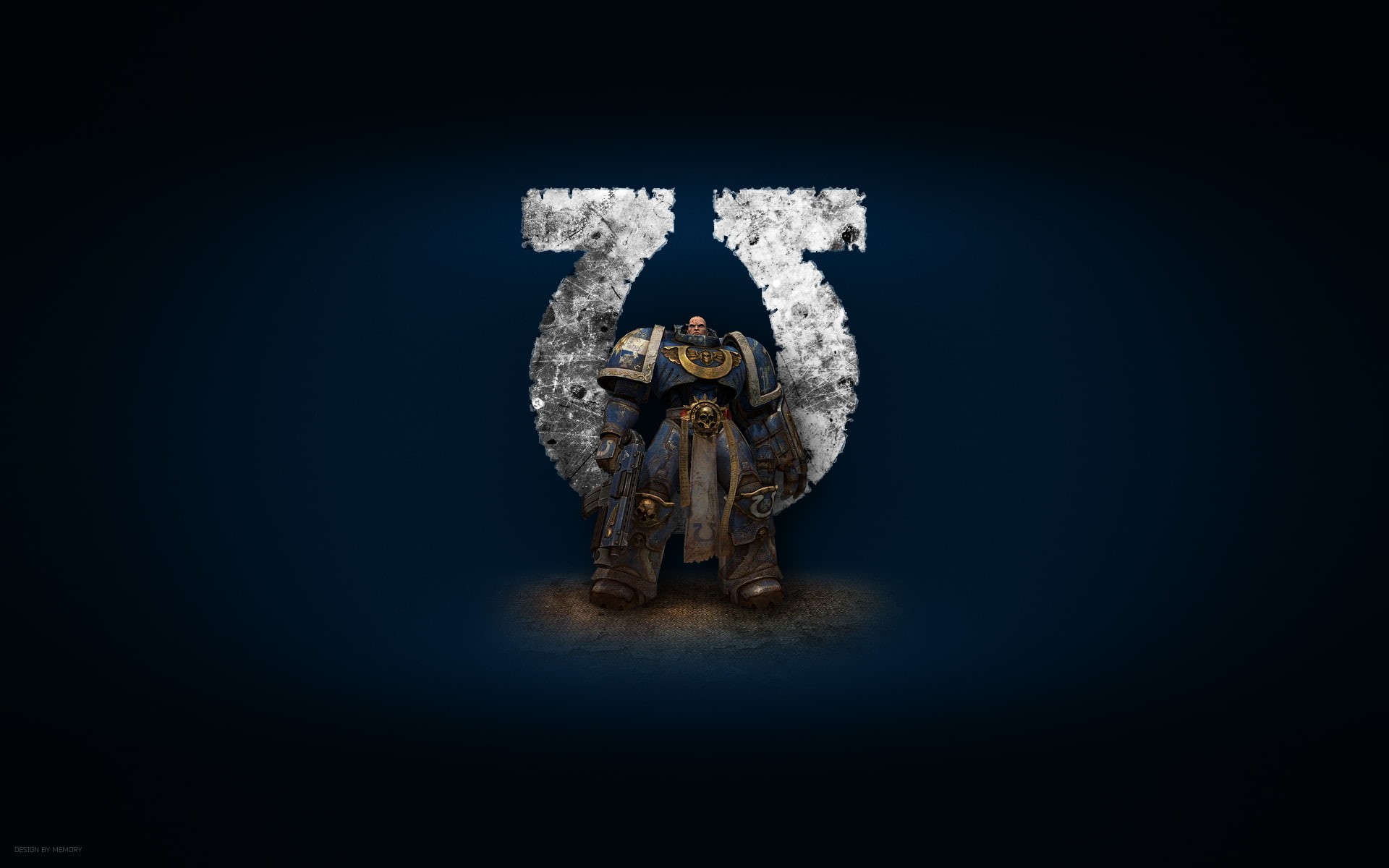 ultramarine, 1080P, 40k, space, marines, warhammer, HD Wallpaper