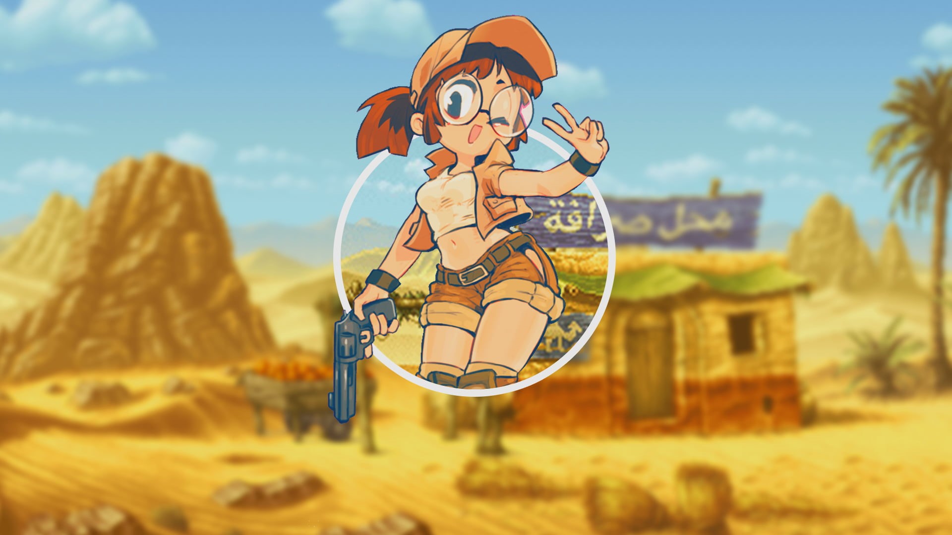 anime girls, Fio Germi, 1080P, anime, Metal Slug, HD Wallpaper