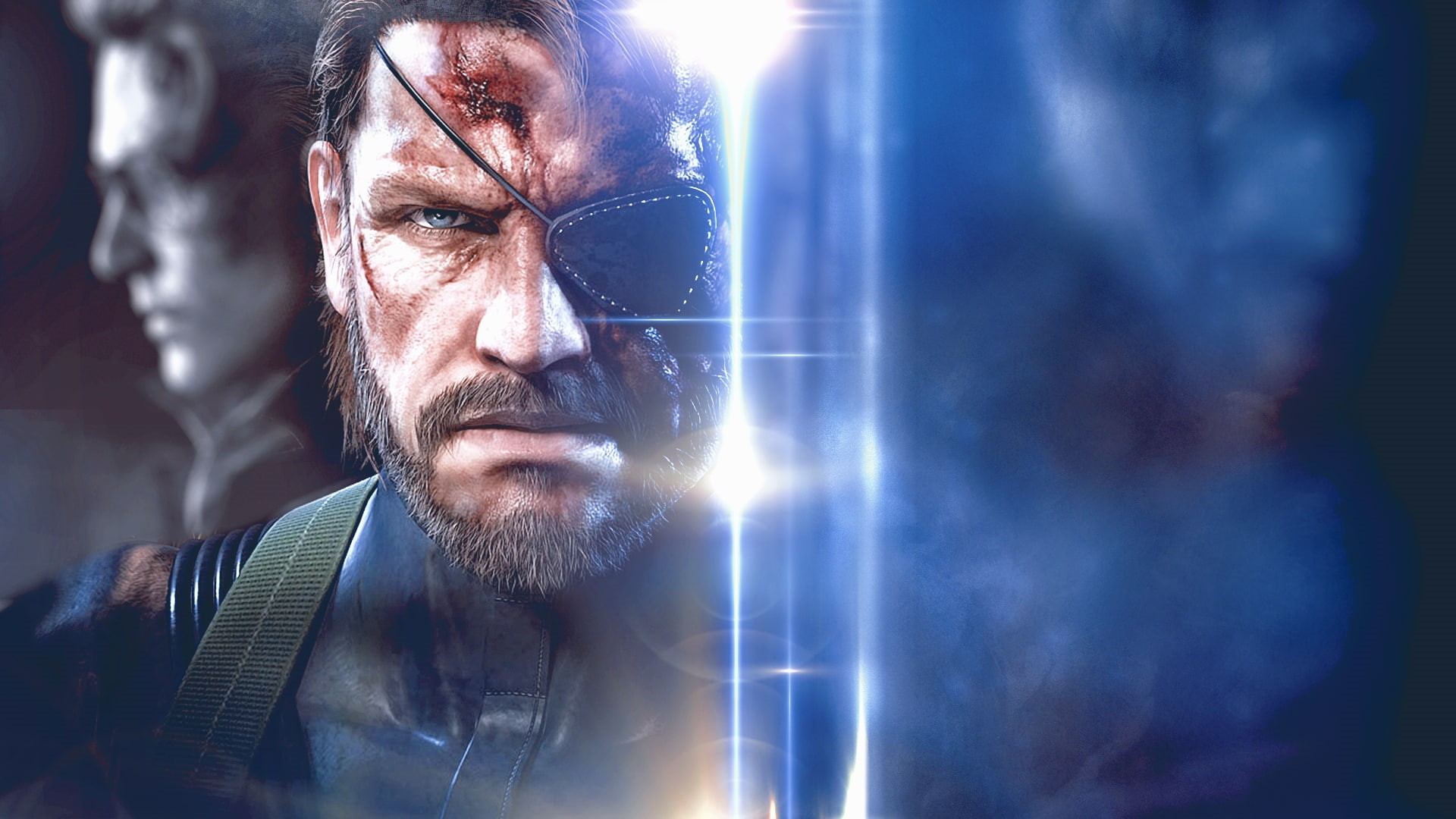 1080P, occupation, Metal Gear Solid V: Ground Zeroes, adult, blue, working, facial hair, beard, one person, portrait, mature adult, indoors, headshot, HD Wallpaper