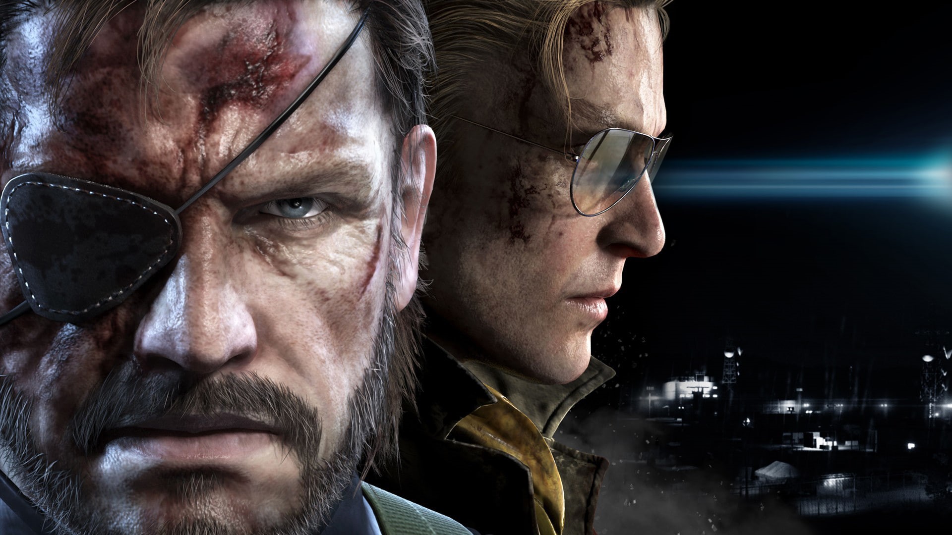 look, headband, Big Boss, Metal Gear Solid V: Ground Zeroes, 1080P, soldiers, glasses, Konami, blood, base, beard, Kojima Productions, each, Jack, ray, HD Wallpaper