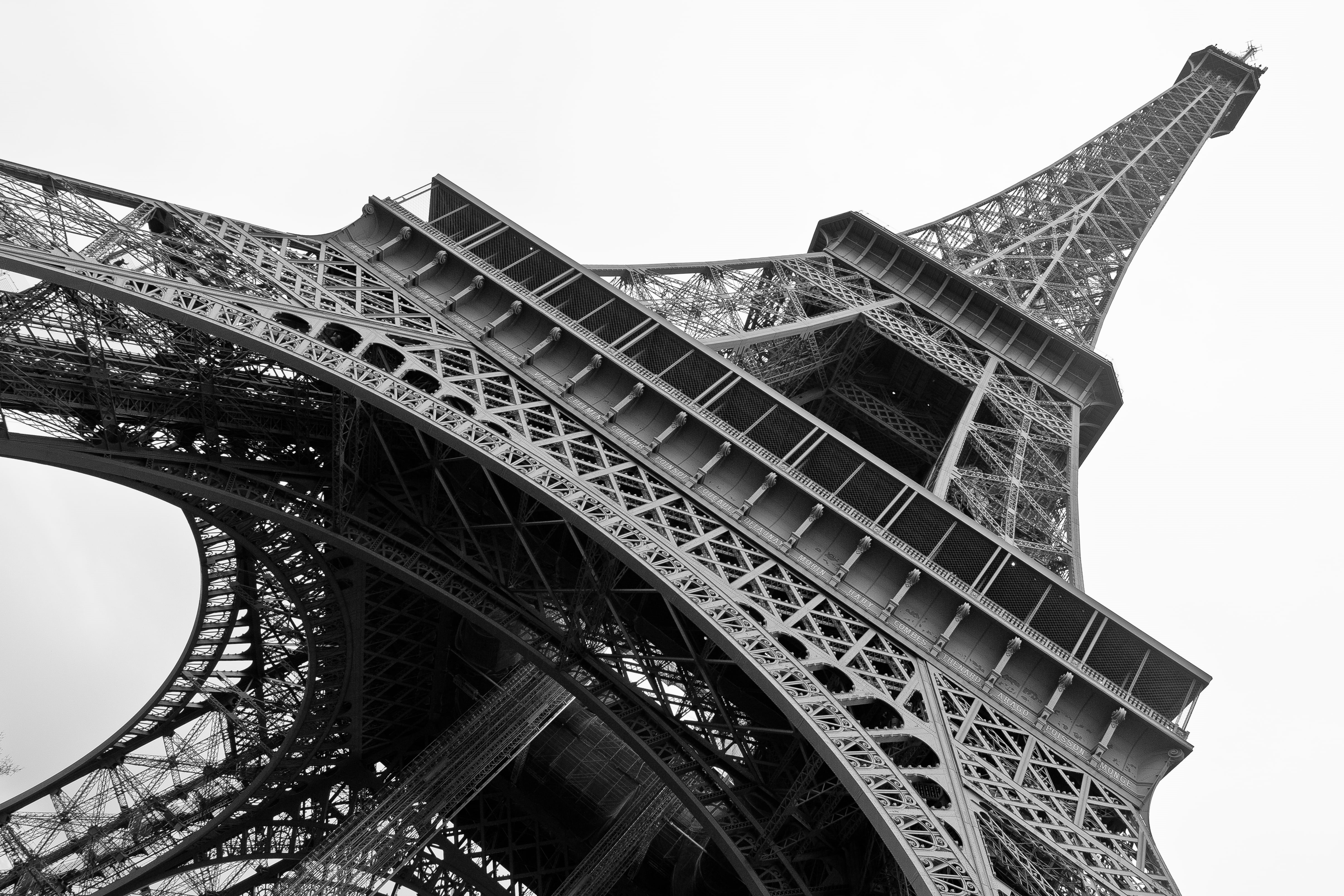 tercera, eifel tower, france, 4K, europa, fotografia, french Culture, gustave eiffel, structure, republica, Eiffel Tower, paris, francia, Champs de Mars, HD Wallpaper
