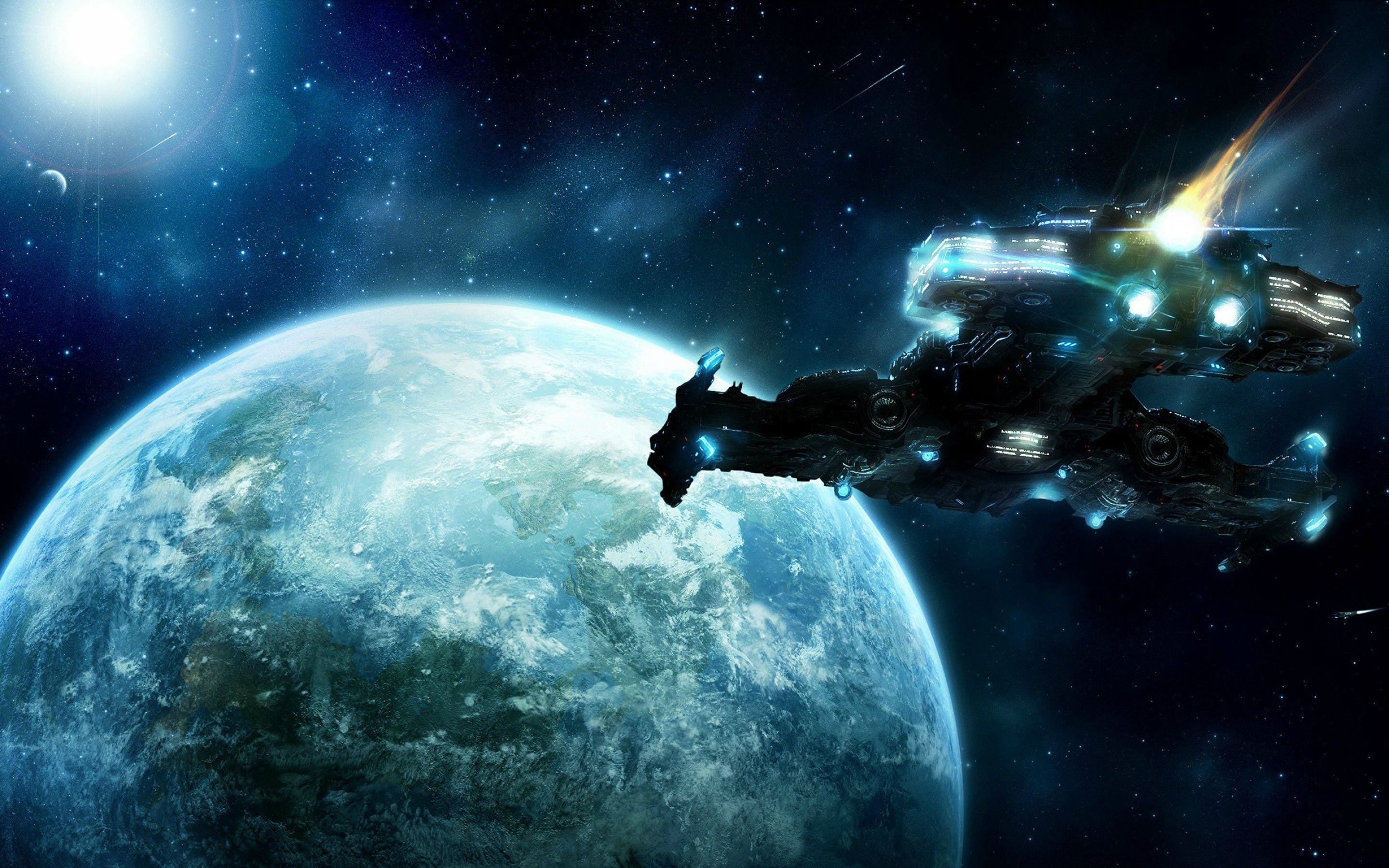 StarCraft, star - space, white, water, exploration, coated, digital composite, adventure, sky, outdoors, men, real people, beauty in nature, one person, HD Wallpaper