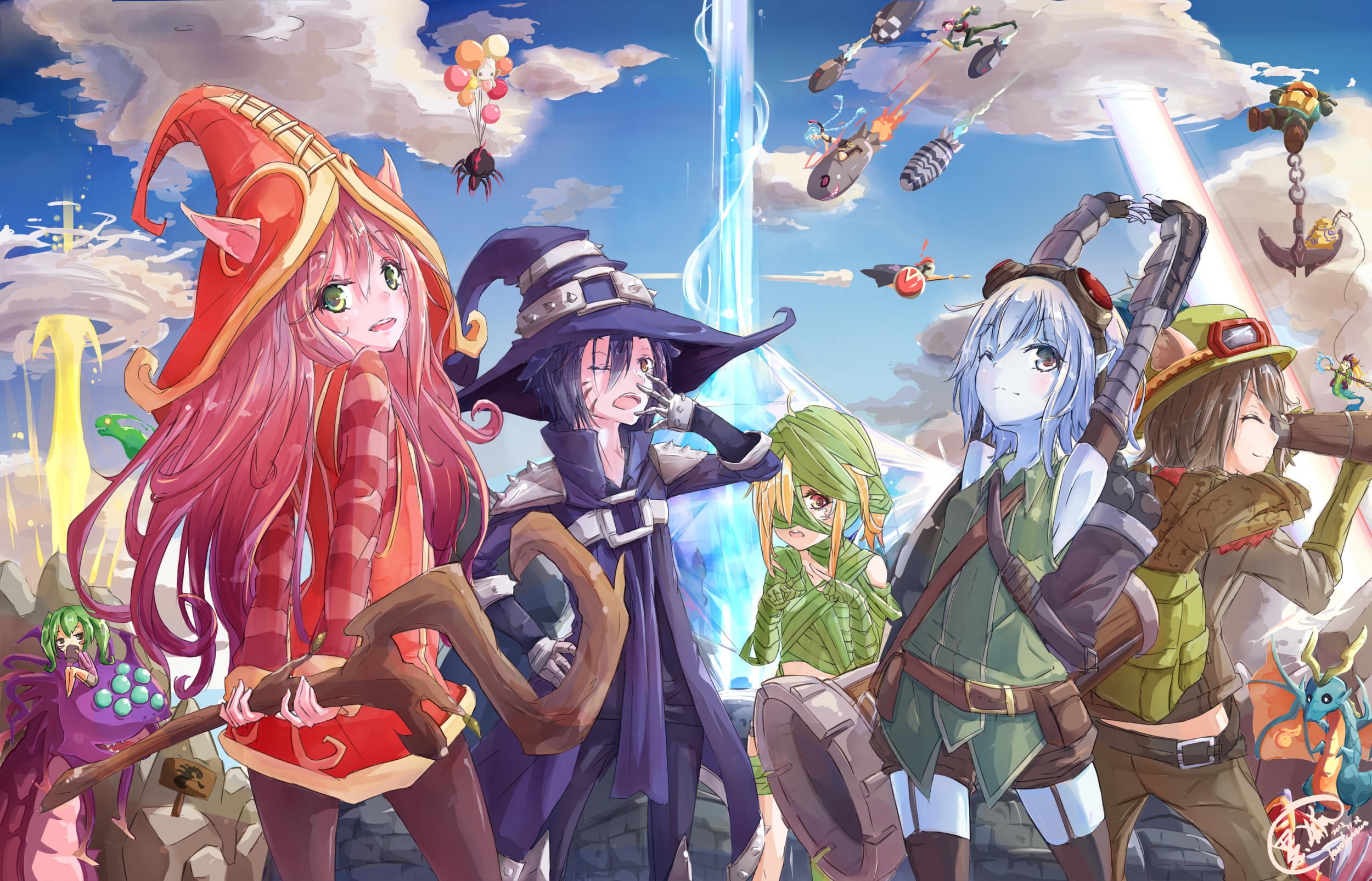chest, legends, vi, genderswap, League, jax, lulu, 1080P, mage, zac, HD Wallpaper