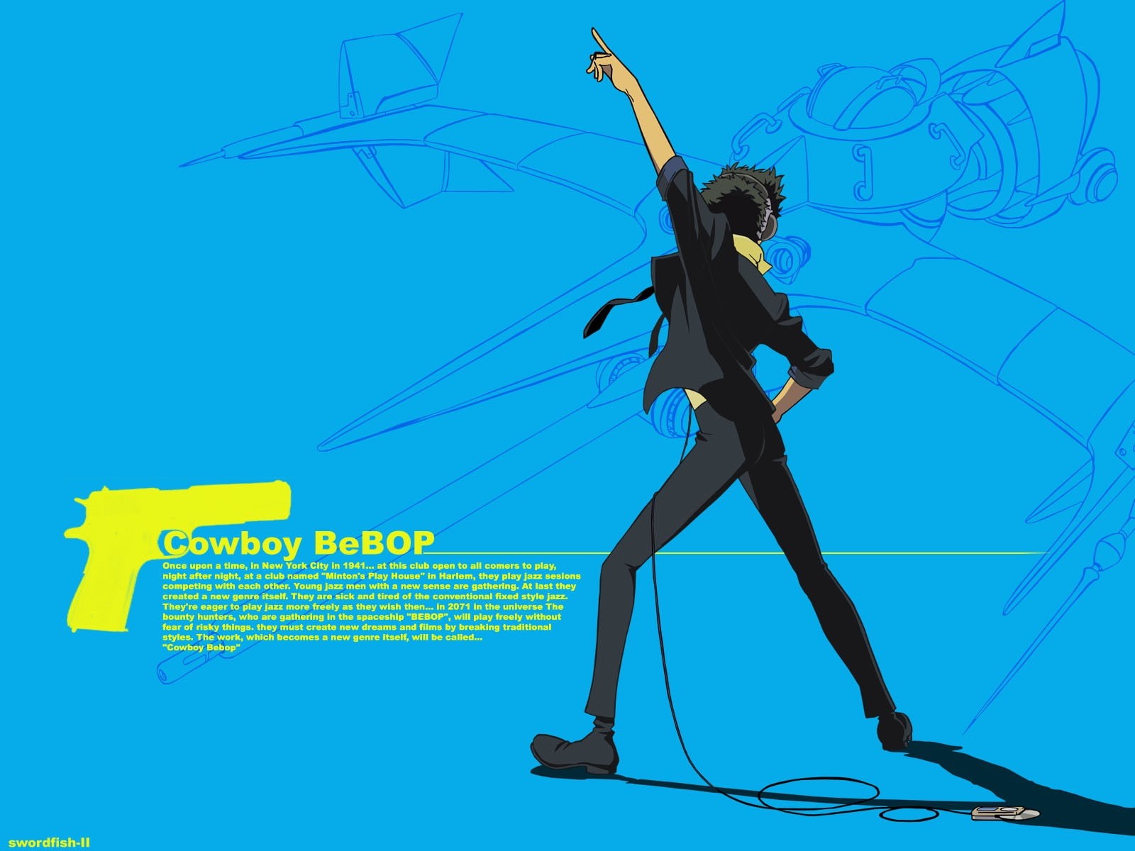 720P, Spike Spiegel, Cowboy Bebop, HD Wallpaper