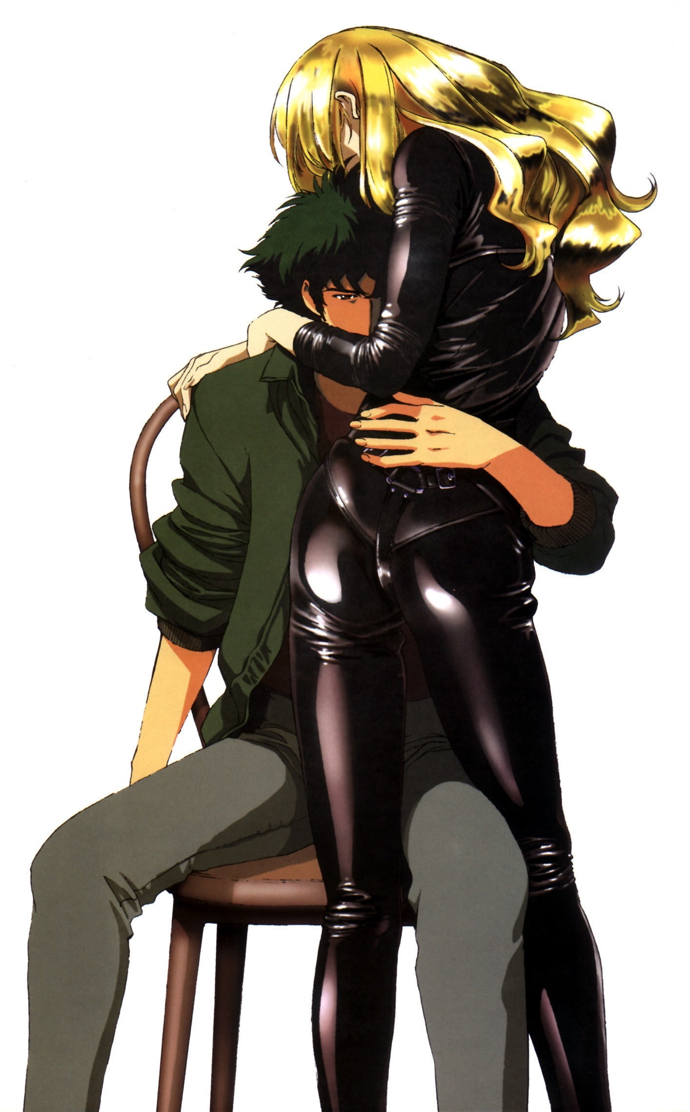 Julia (Cowboy Bebop), 1080P, Cowboy Bebop, Spike Spiegel, anime, Phone HD Wallpaper