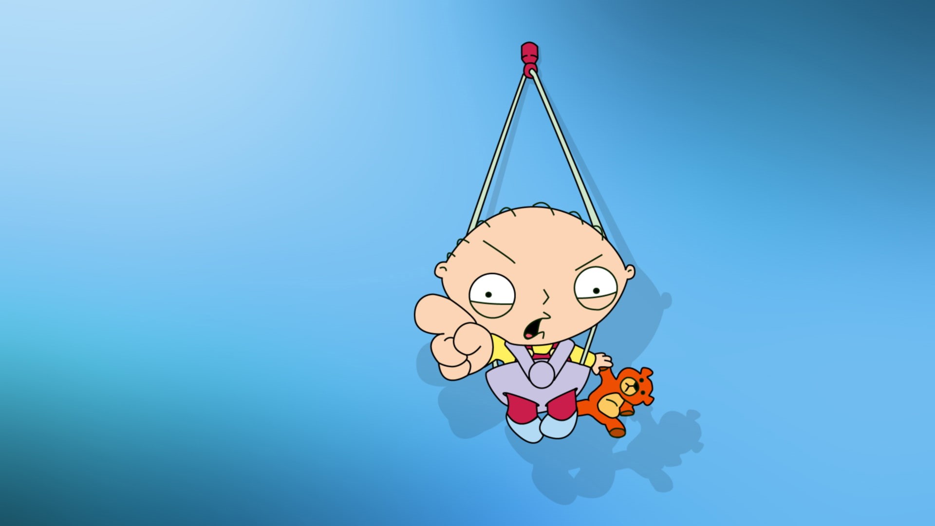 1080P, hd, cartoon/comic, family, stewie, blue, guy, HD Wallpaper