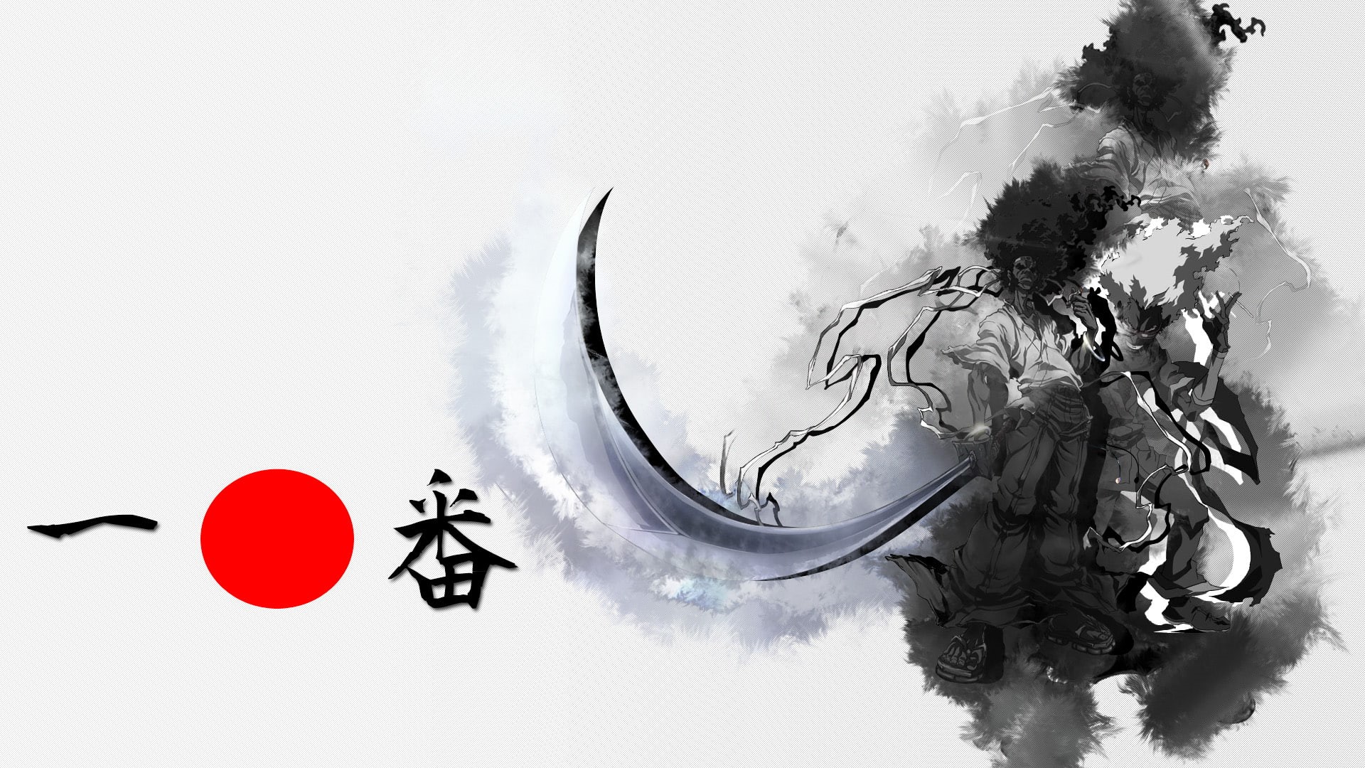 afro, game, 1080P, anime, samurai, HD Wallpaper