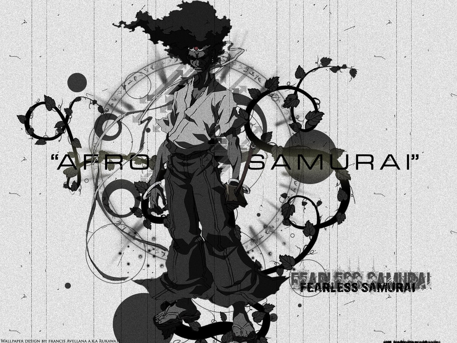 720P, afro, anime, samurai, game, HD Wallpaper