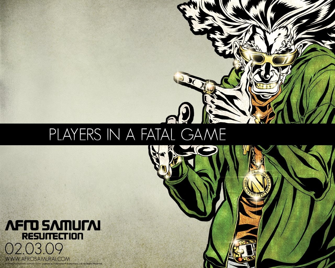 720P, Anime, Afro Samurai, Ninja Ninja, HD Wallpaper