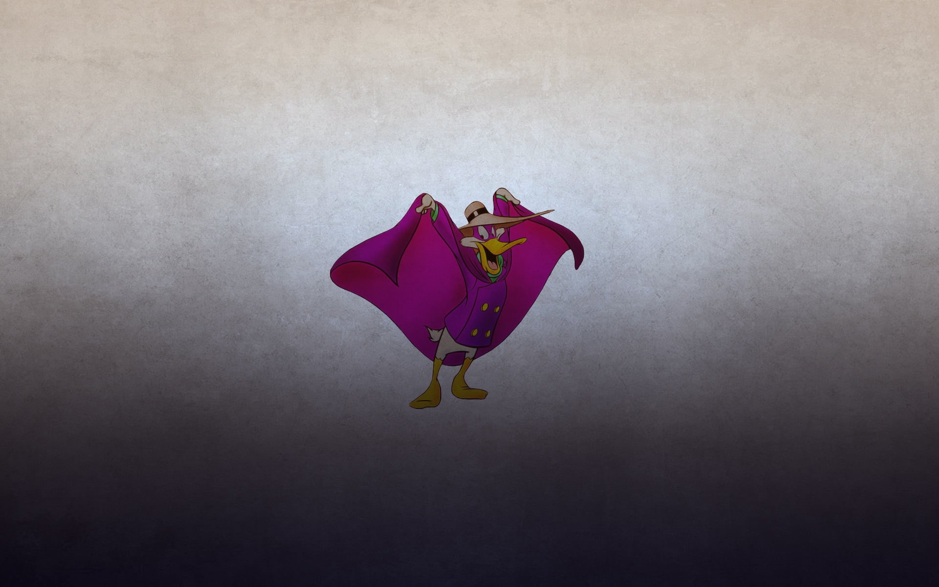 gray background, purple, single object, wall - building feature, creativity, red, directly above, still life, minimalism, paper, no people, Darkwing Duck, HD Wallpaper