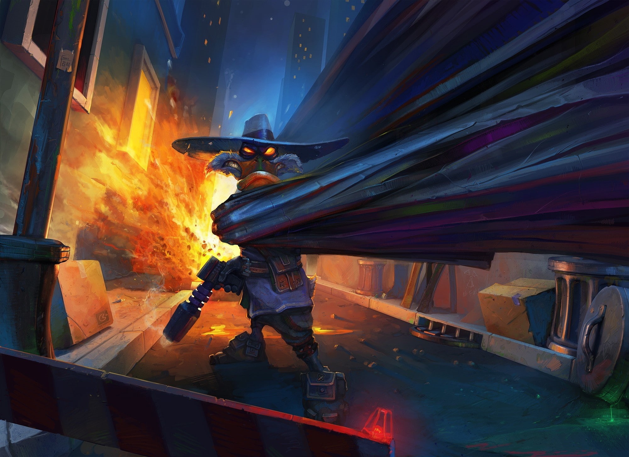 art, 1080P, darkwing, ducks, animals, hd, duck, Darkwing Duck, Cartoons, HD Wallpaper