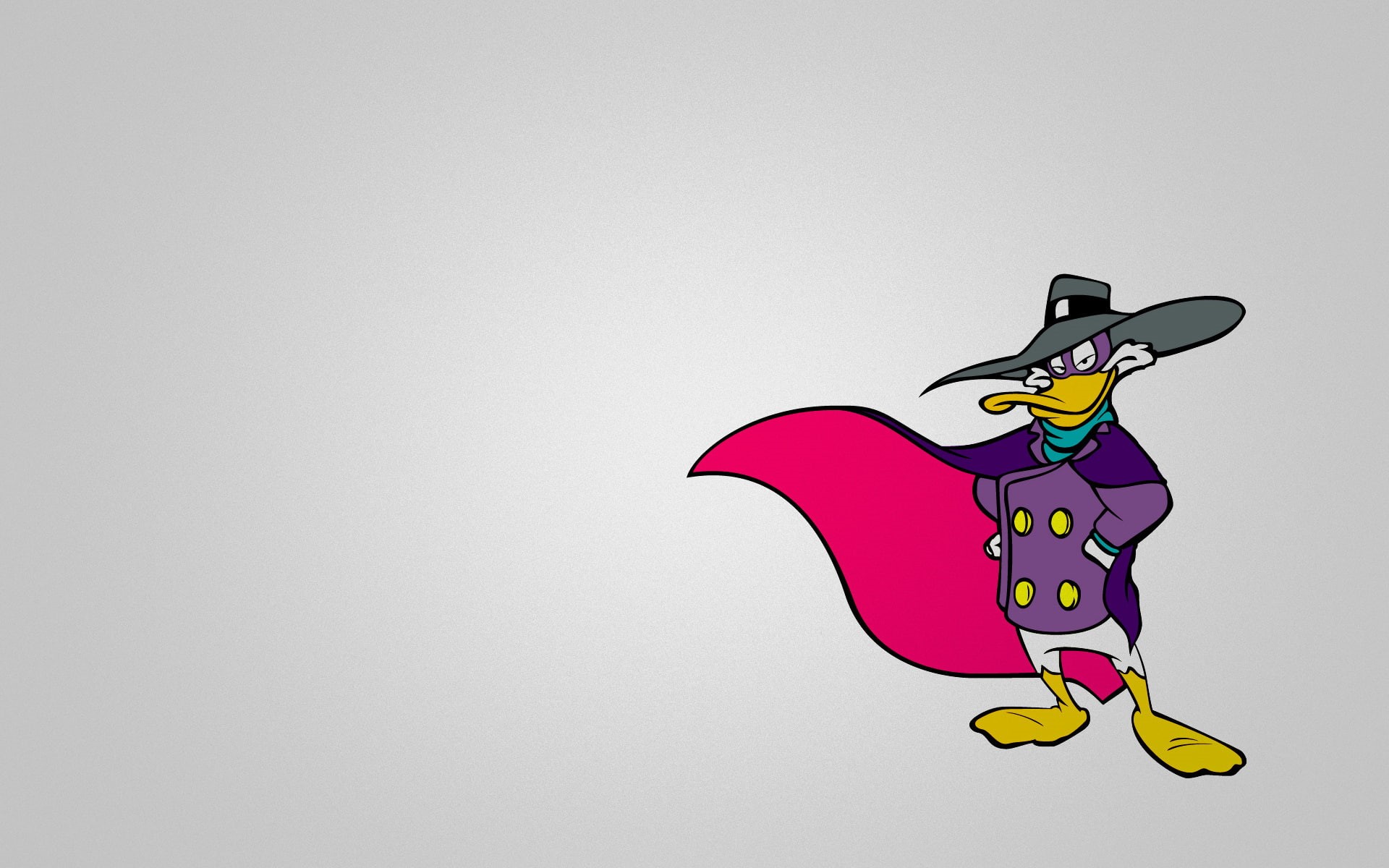 1080P, duck, minimalism, darkwing, HD Wallpaper